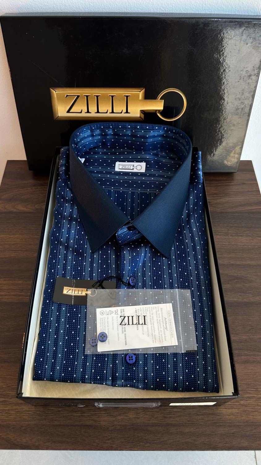 Zilli Men's shirt ZILLI Size US XXL / EU 58 / 5 - 5 Thumbnail