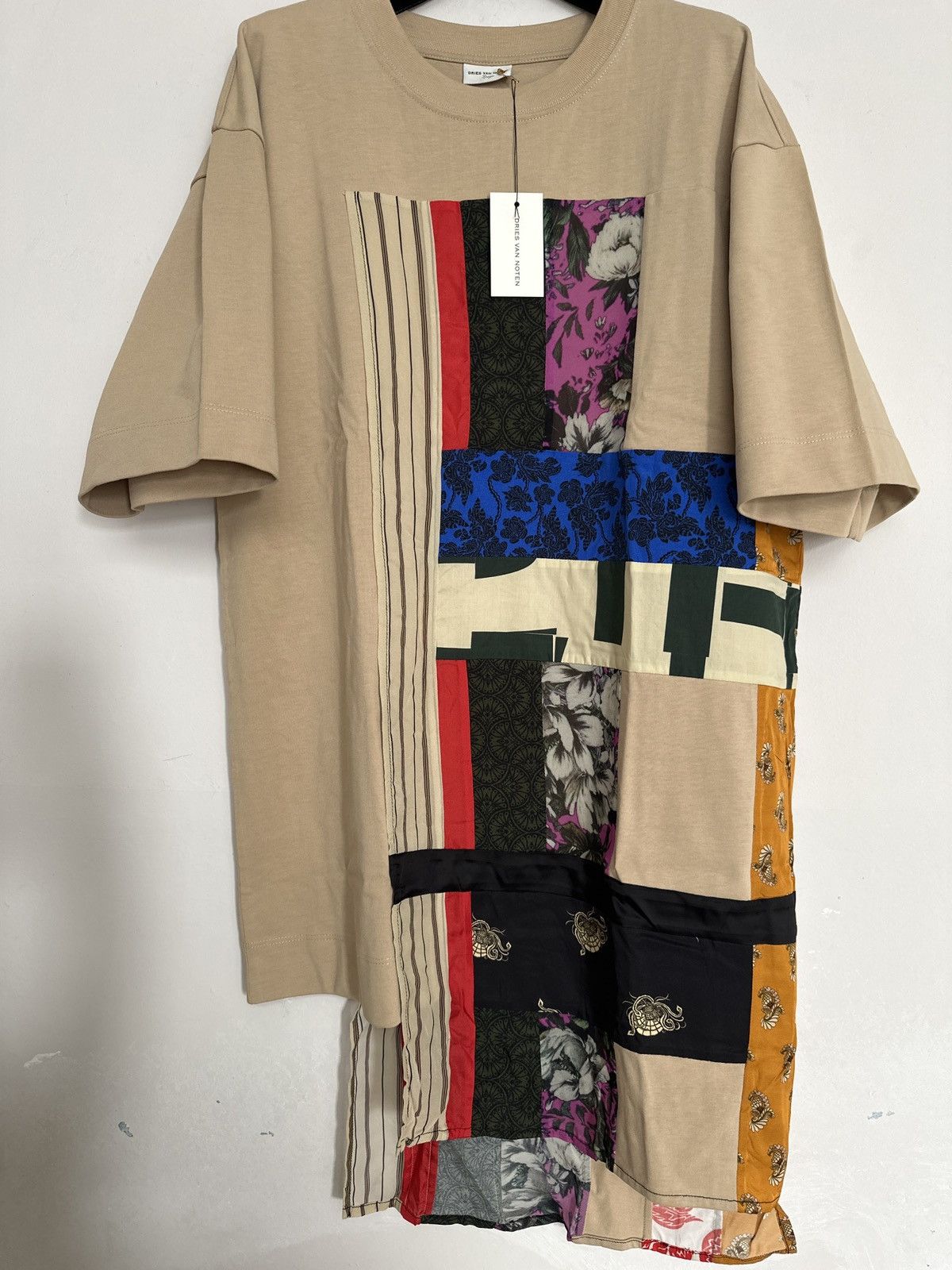 Dries Van Noten Dries Van Noten Patchwork Oversized Top Size US L / EU 52-54 / 3 - 2 Thumbnail