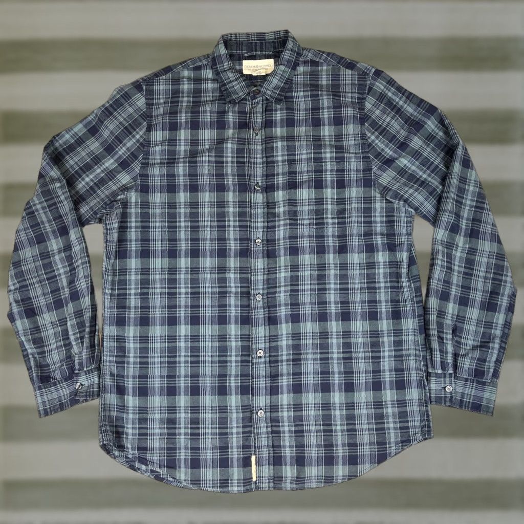 Vintage Ralph Lauren Denim & Supply Button-Up Shirt Plaid XL Mens Blue Cotton Long Sleeve Pocketed, Casual, Classic Fit Size US XL / EU 56 / 4 - 1 Thumbnail