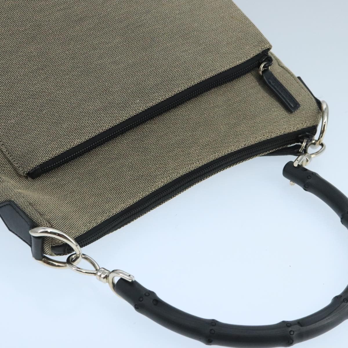 Gucci GUCCI Bamboo Handbag Outlet Canvas Beige Size ONE SIZE - 6 Thumbnail