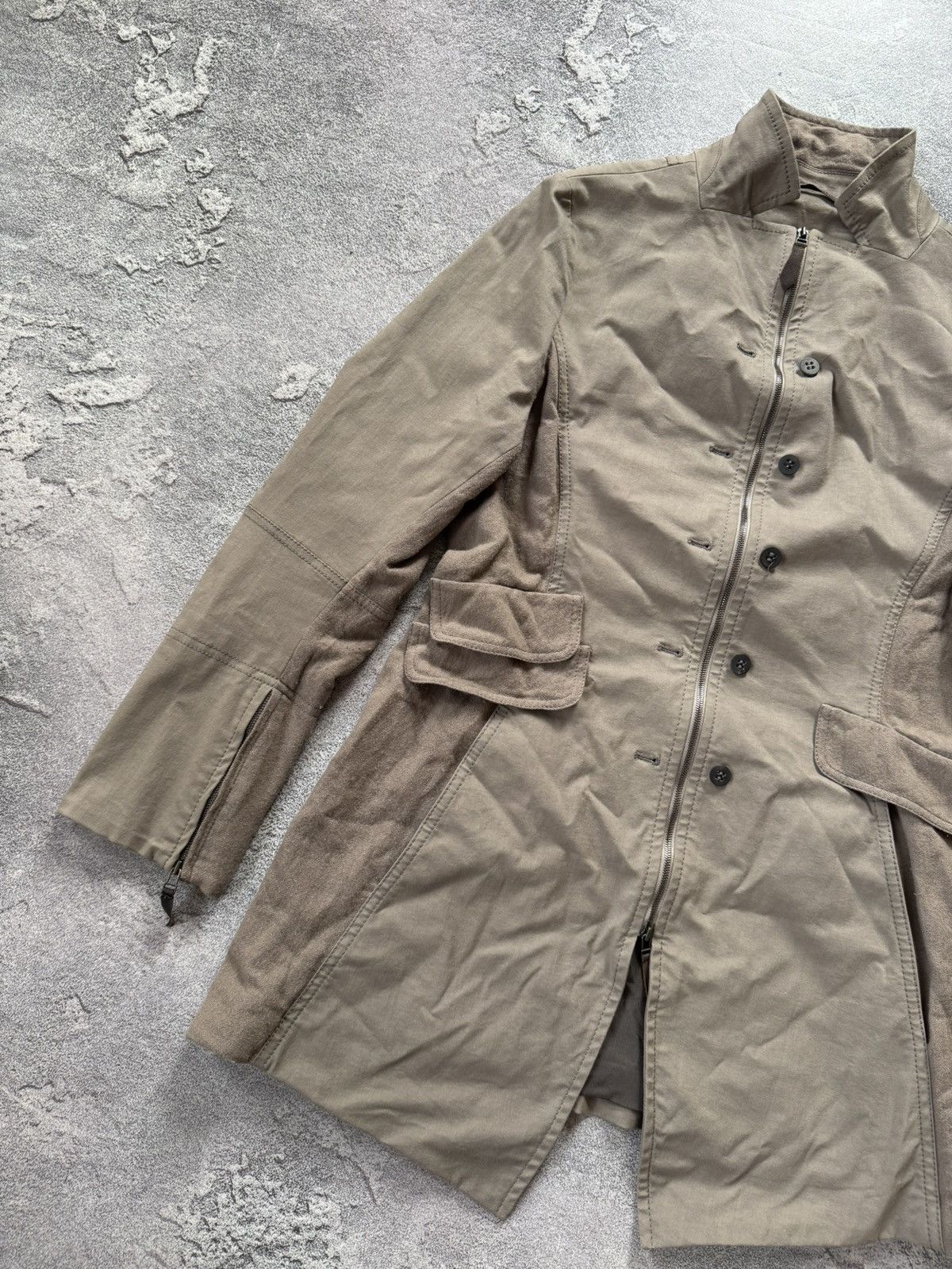 Annette Gortz × Designer Annette Gortz 38 jacket zip coat blazer Avantgarde Germany Size M / US 6-8 / IT 42-44 - 5 Thumbnail