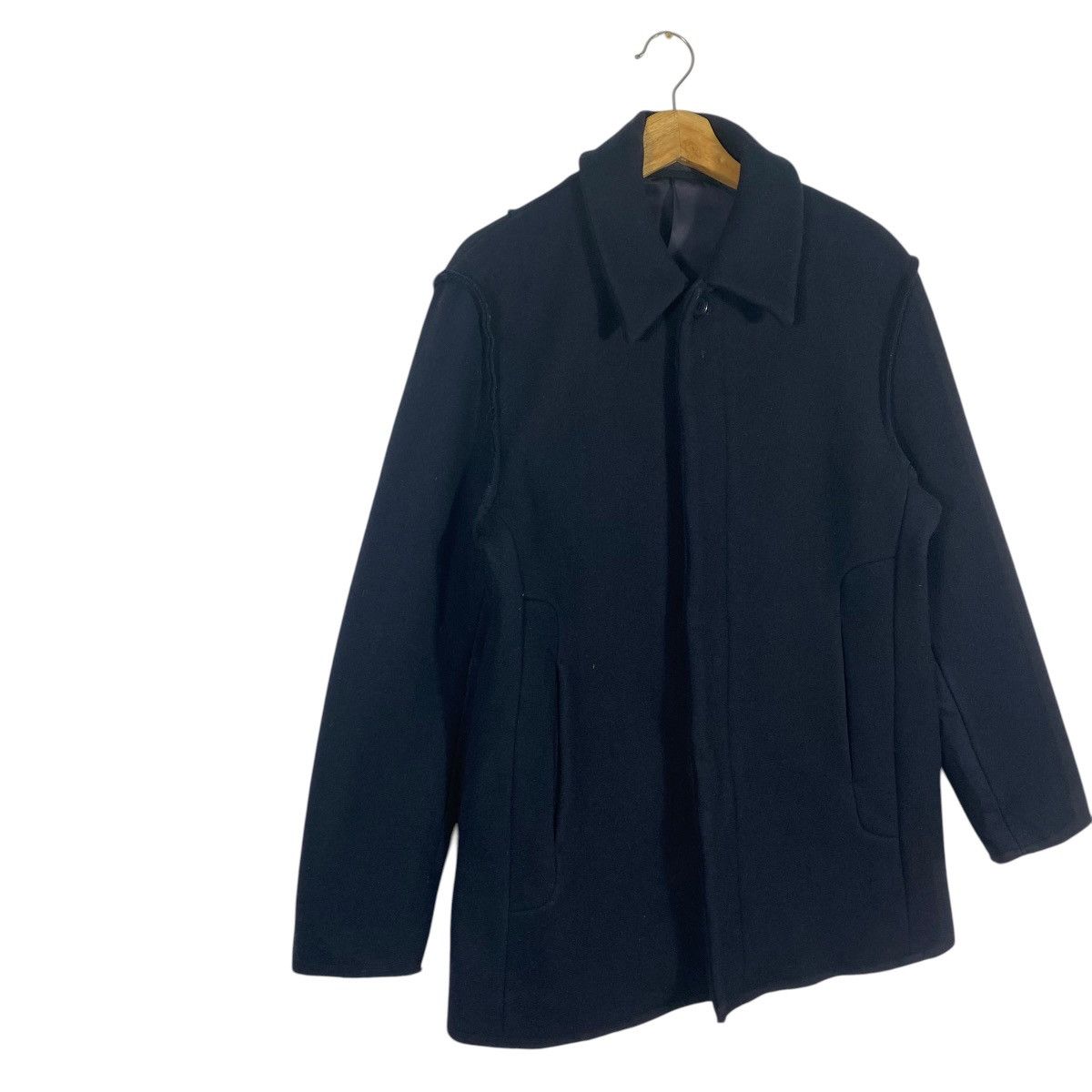 ABAHOUSE Vintage Abahouse Wool Button Jacket M Size Navyblue Colour Size US M / EU 48-50 / 2 - 3 Thumbnail