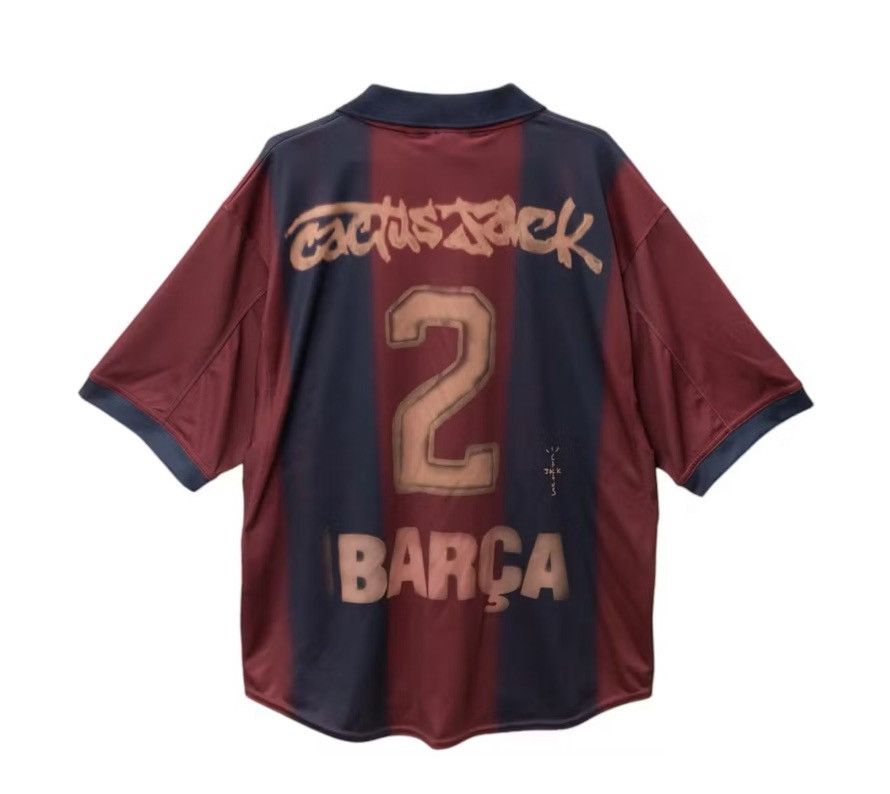 Other CJ X NIKE X FC BARCELONA RETRO 2000/01 HOME SKELETON JERSEY Size US M / EU 48-50 / 2 - 2 Thumbnail