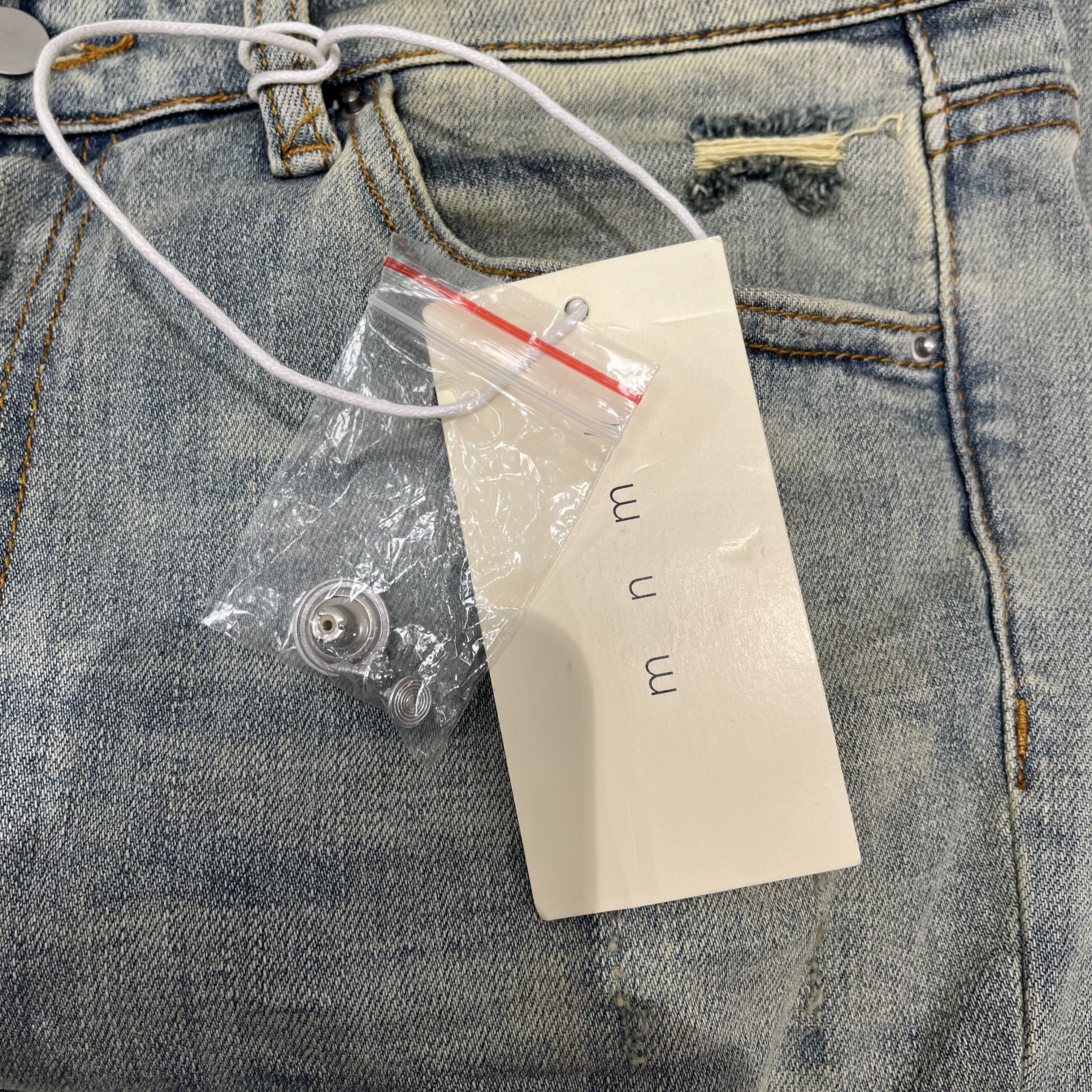 MNML MNML Destroyed Skinny Denim Jeans Size US 32 / EU 48 - 5 Thumbnail