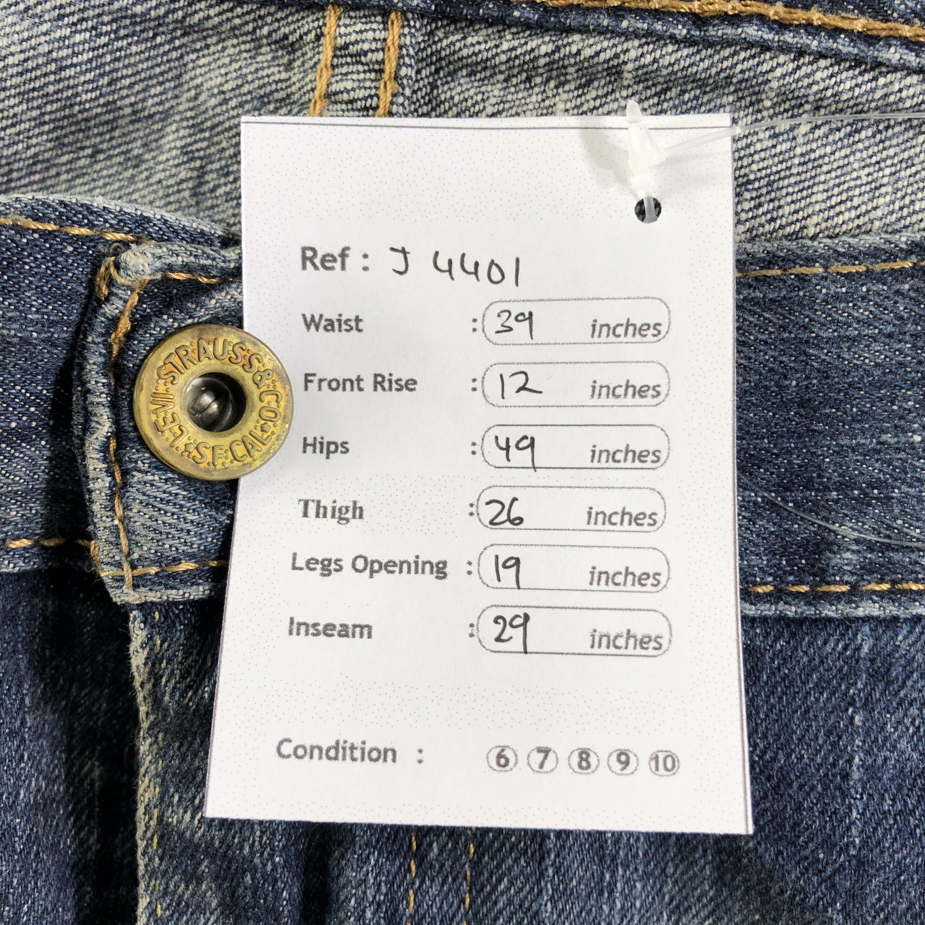 Levi's Vintage Levis 569 Jeans-J4401 Size US 39 - 12 Thumbnail
