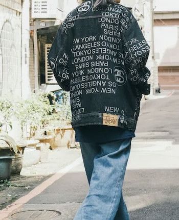 Stussy TRUCKER JACKET DENIM Size US L / EU 52-54 / 3 - 1 Thumbnail