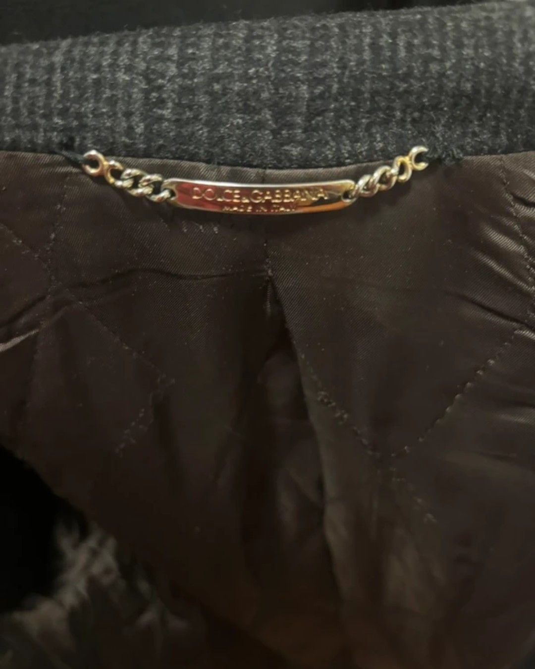 Dolce & Gabbana ASYMMETRIC CLOSURE WOOL BIKER JACKET Size US M / EU 48-50 / 2 - 3 Thumbnail