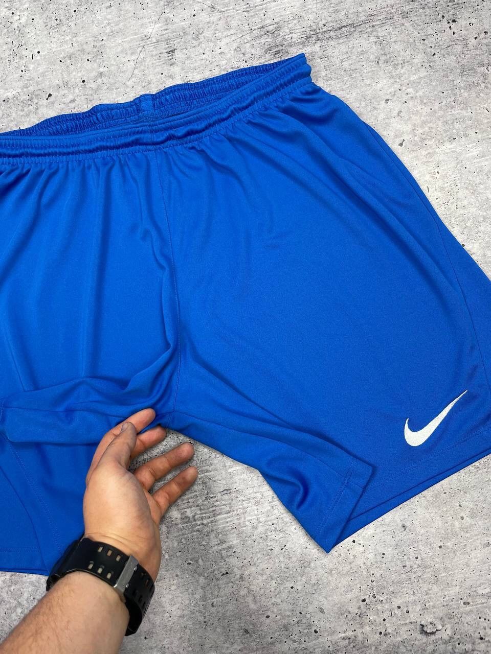 Nike × Vintage Vintage Nike 90’s Y2K Style Drill Blue Soccer Casual Shorts Size US 36 / EU 52 - 7 Thumbnail