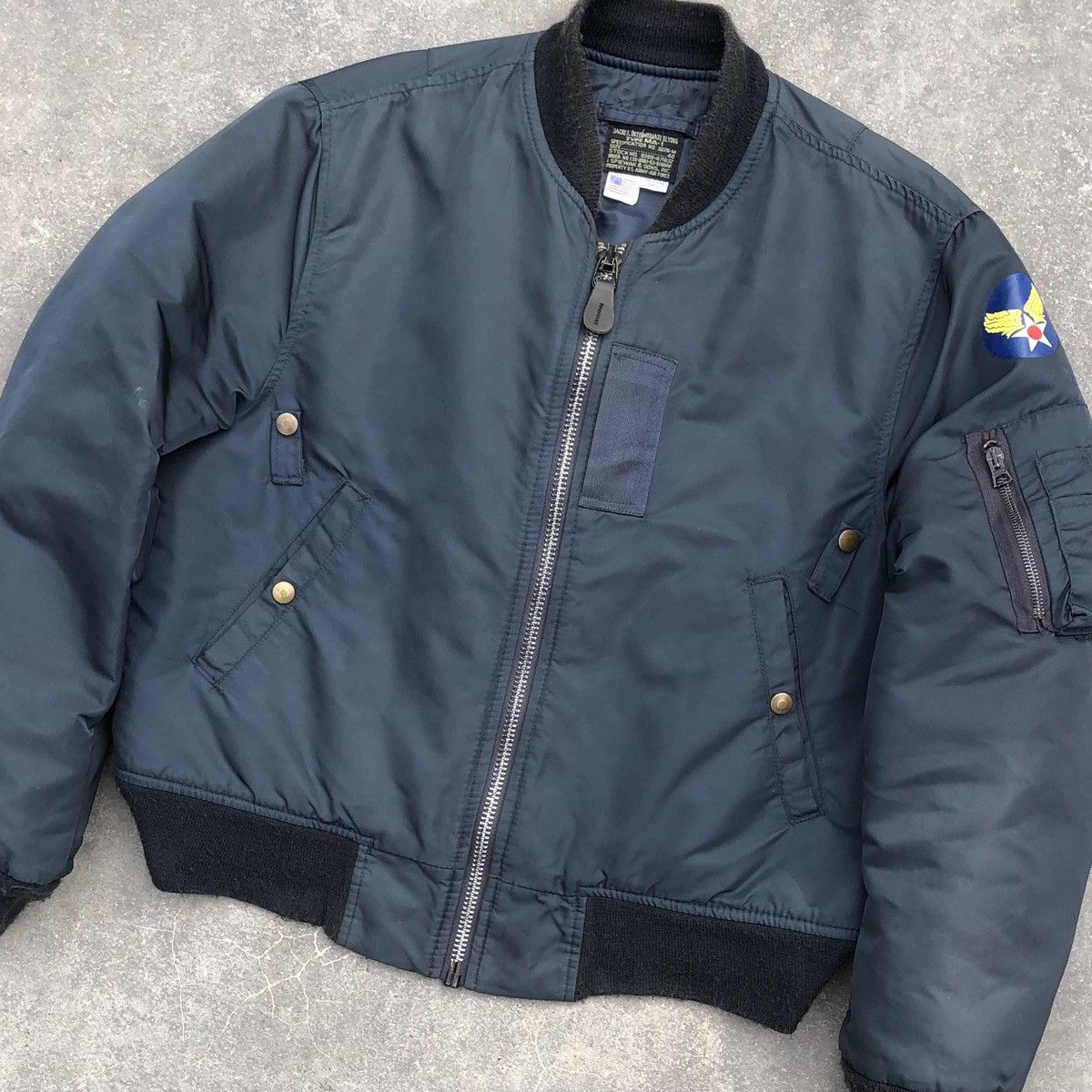 I. Spiewak And Sons Vintage I.Spiewak & Sons.InC Intermediate Ma1 Bomber Jacket Size US M / EU 48-50 / 2 - 3 Thumbnail