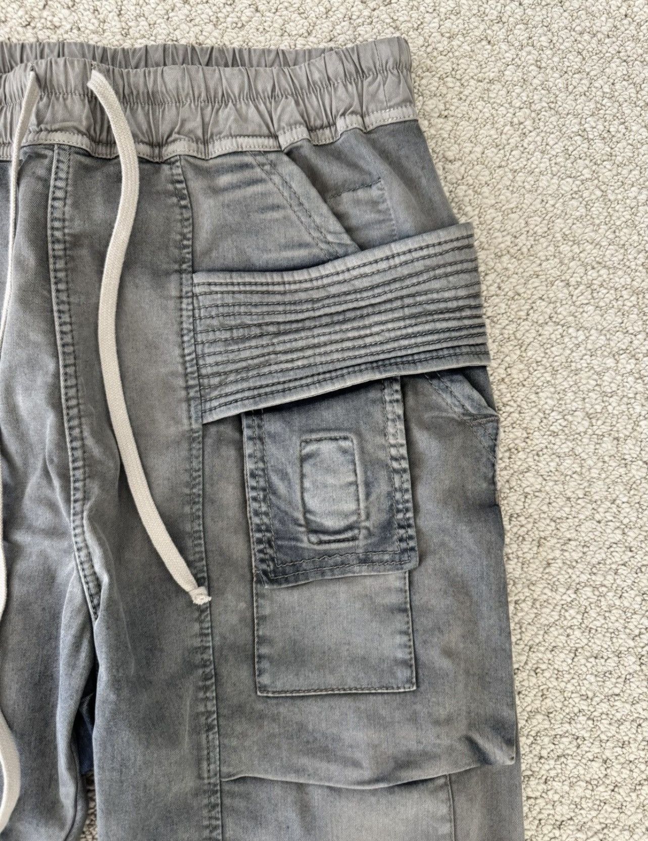 Rick Owens Rick Owens DRKSHDW SS19 Hustler Creatch Cargo Pants Sz Small Size US 31 - 4 Thumbnail