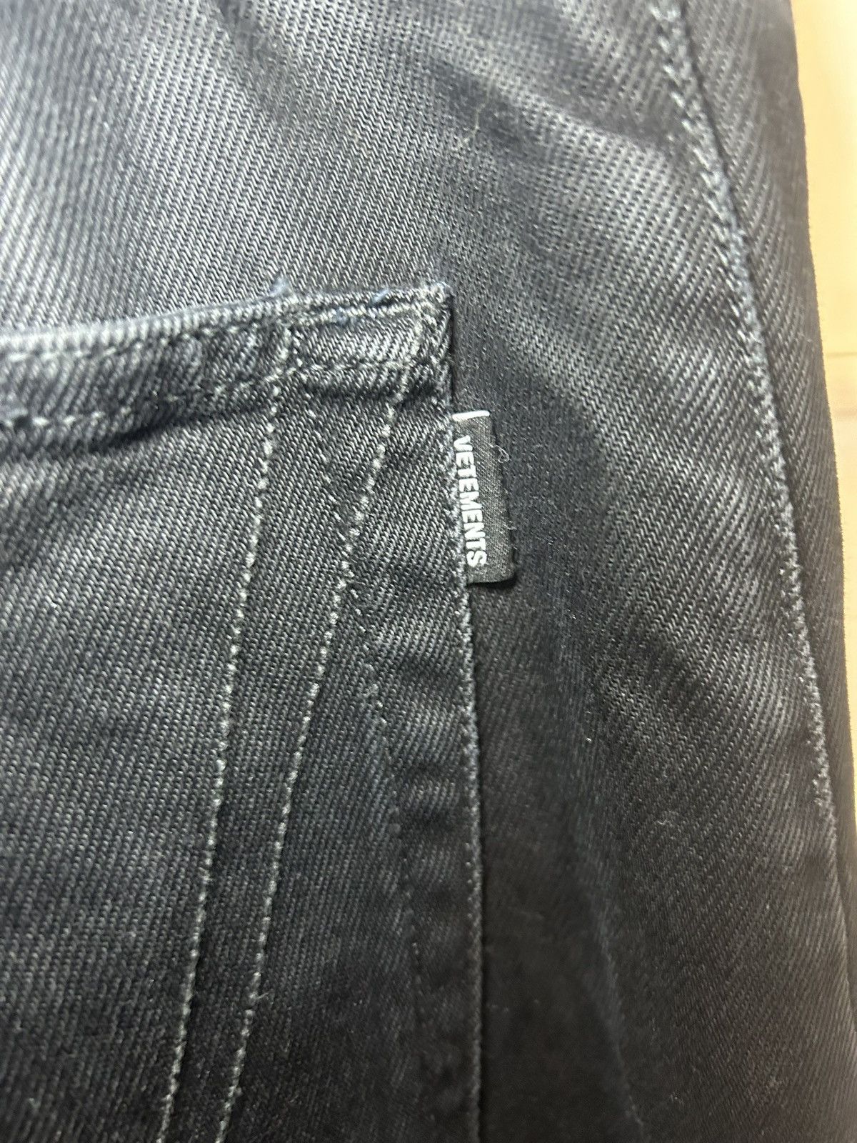 Vetements Vetements baggy black denim jeans Size US 34 / EU 50 - 6 Thumbnail