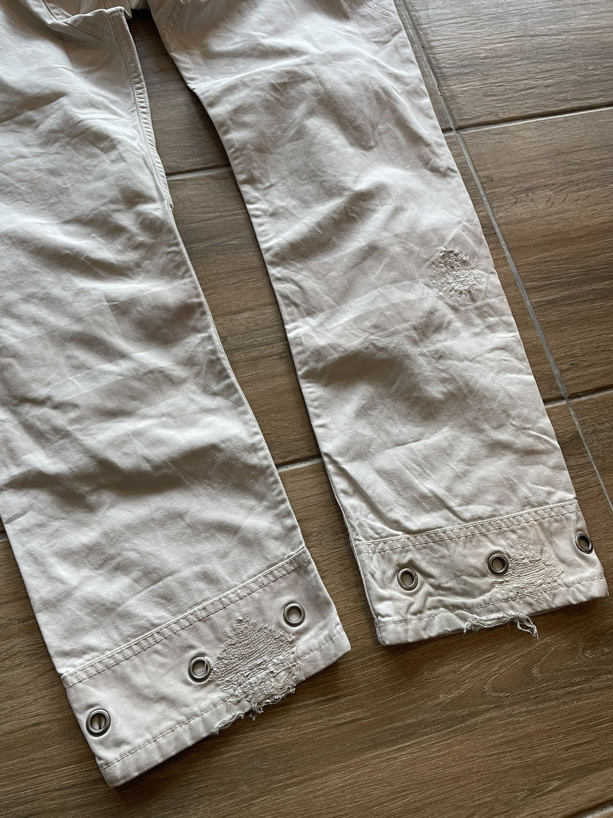 Diesel Diese OffWhite Reconstructed Pant Size US 31 - 2 Thumbnail