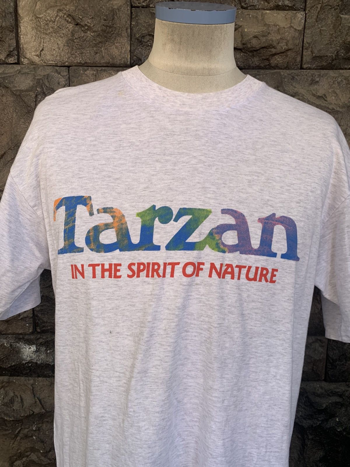 Vintage Vintage 90s Tarzan Promo Movie T shirt Size US L / EU 52-54 / 3 - 2 Thumbnail