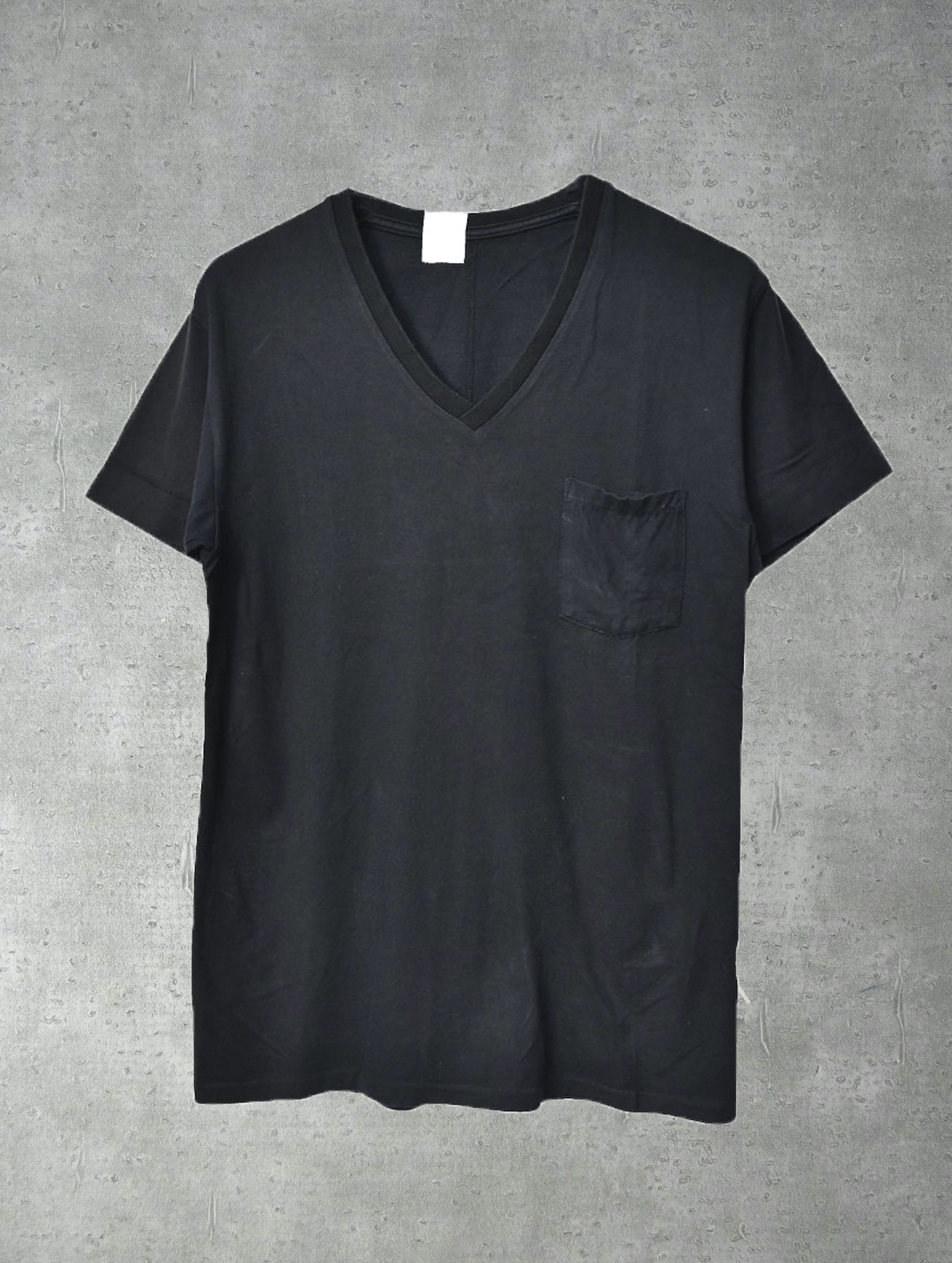 image of N Hoolywood N.hoolywood/pocket Plain T-Shirt/24384 - 0555 50 in Black, Men's (Size Medium)