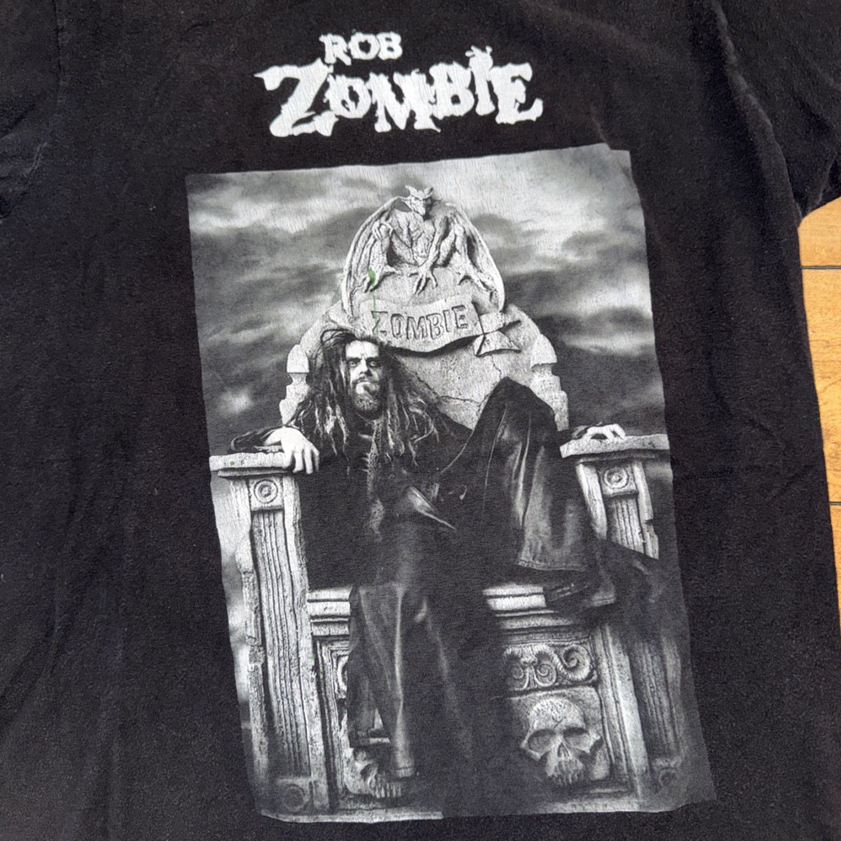 Vintage VINTAGE Rob Zombie Band T-Shirt Black Med 19x27 Size US M / EU 48-50 / 2 - 2 Thumbnail