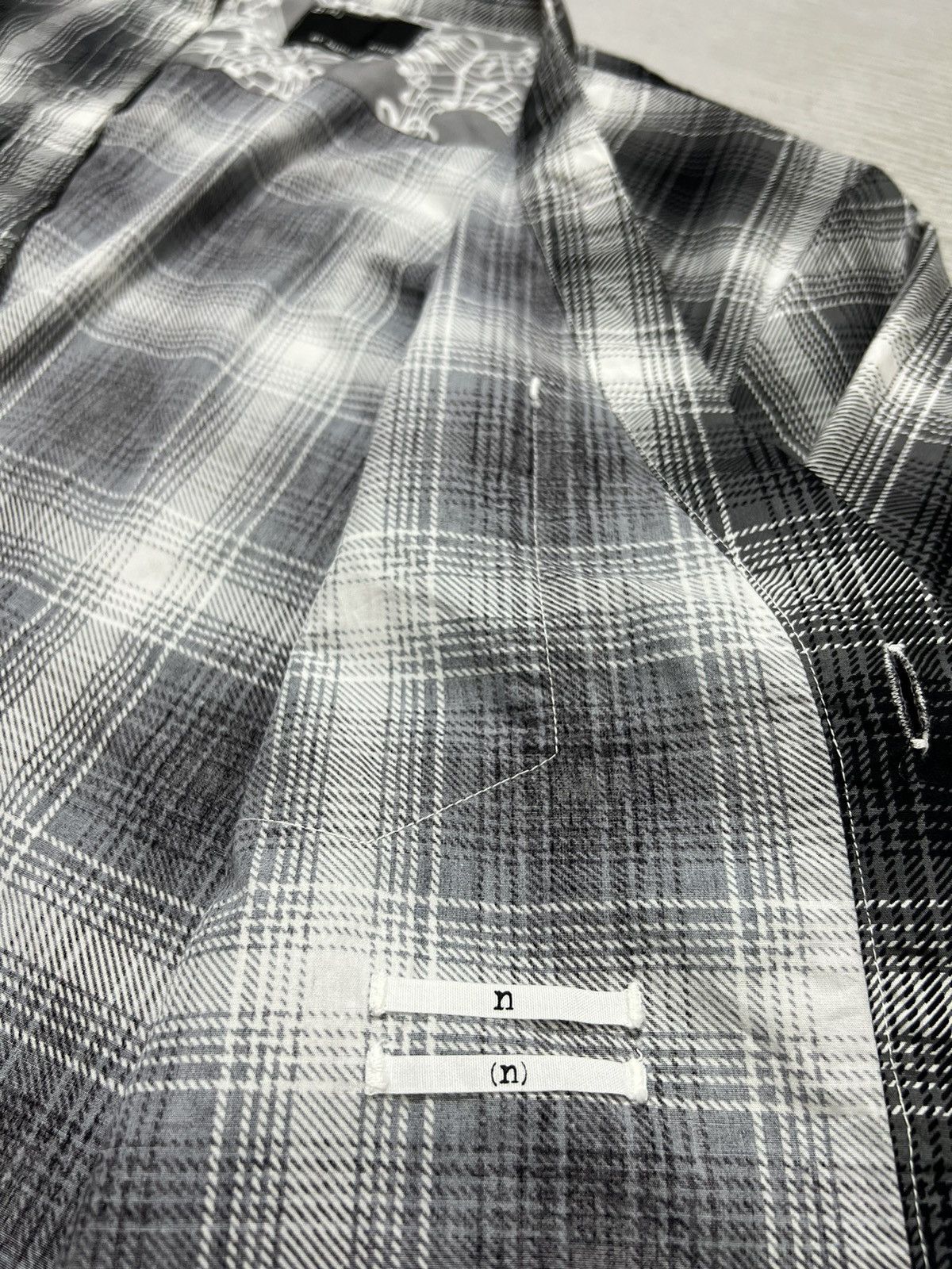 Number (N)ine Number (N)ine - Plaid Flannel Cardigan Size US M / EU 48-50 / 2 - 12 Thumbnail