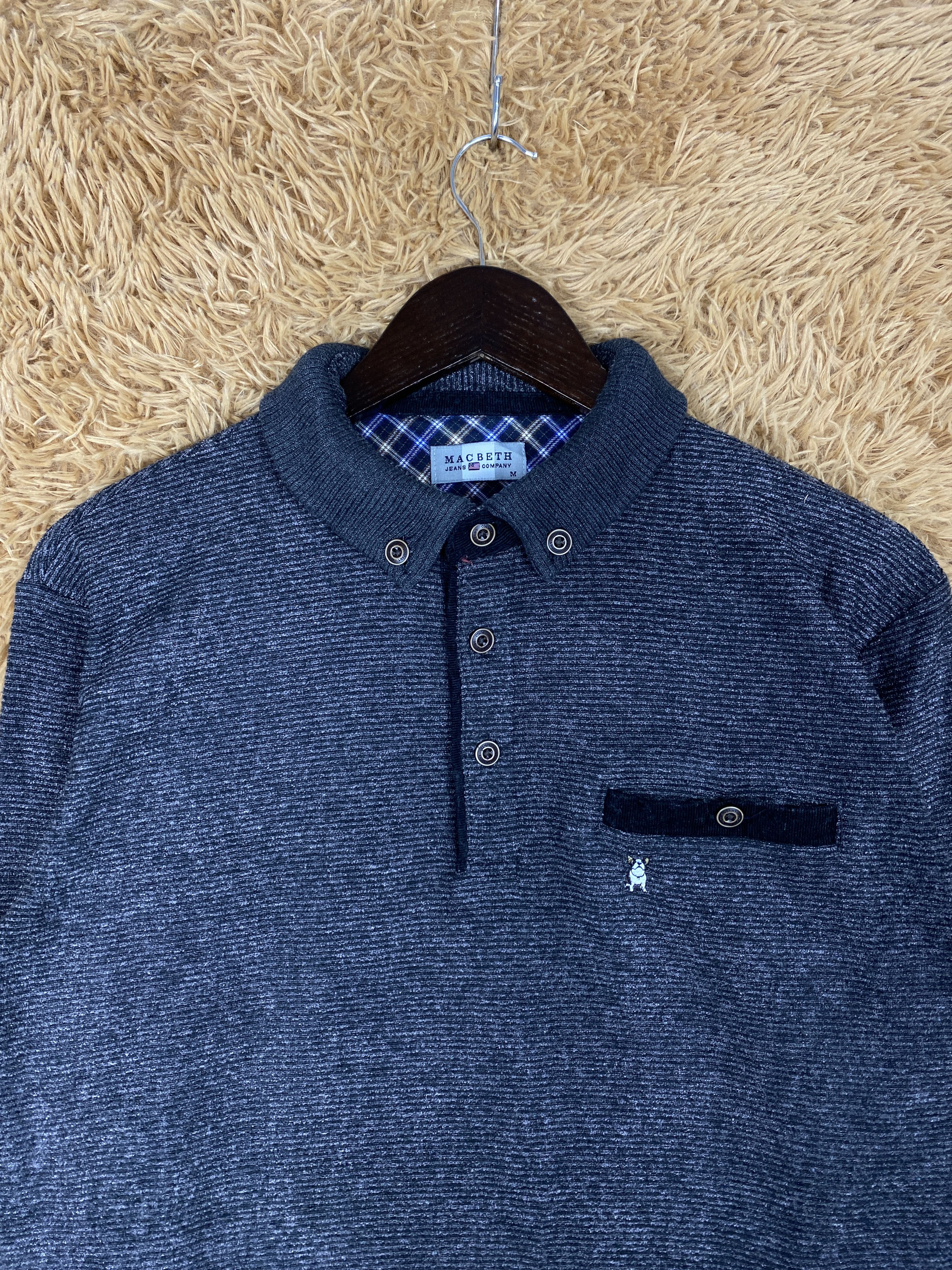 Macbeth Vintage Mac Beth Half Button Sweatshirts PS0386 Size US M / EU 48-50 / 2 - 2 Thumbnail