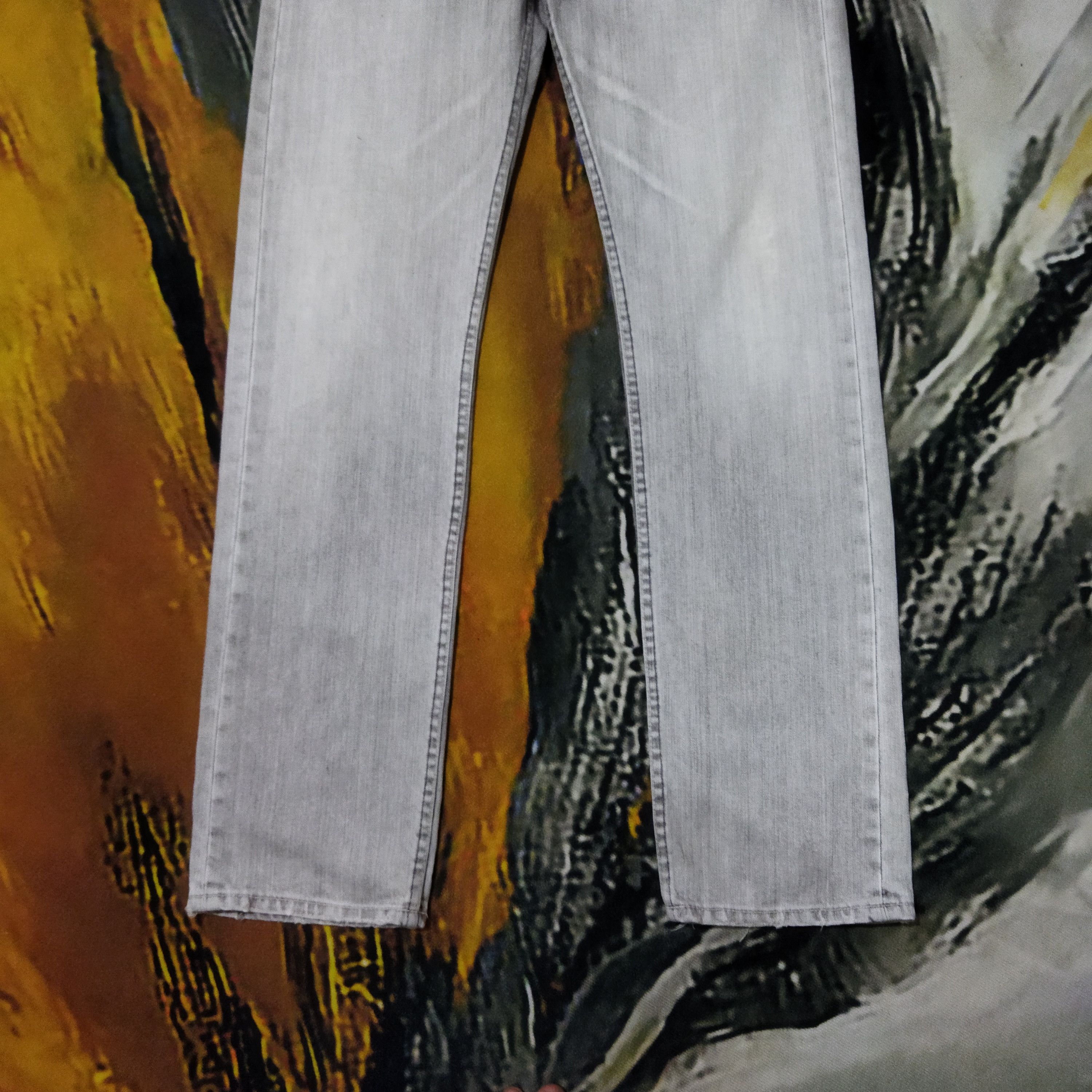 Levi's × Vintage LEVIS 505 DISTRESSED FADED GREY JEANS PANTS Size US 32 / EU 48 - 3 Thumbnail