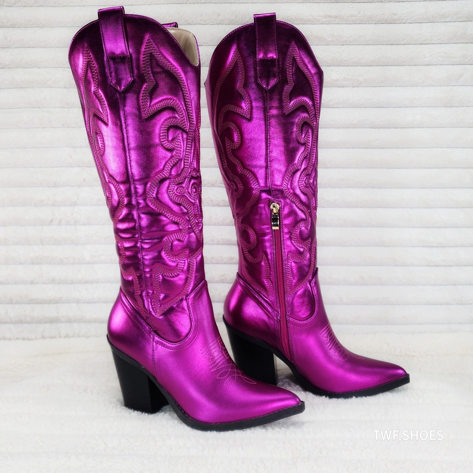 Other Electric Cowboy Metallic Matte Western Knee High Cowgirl Boo Size US 6 / IT 36 - 5 Thumbnail