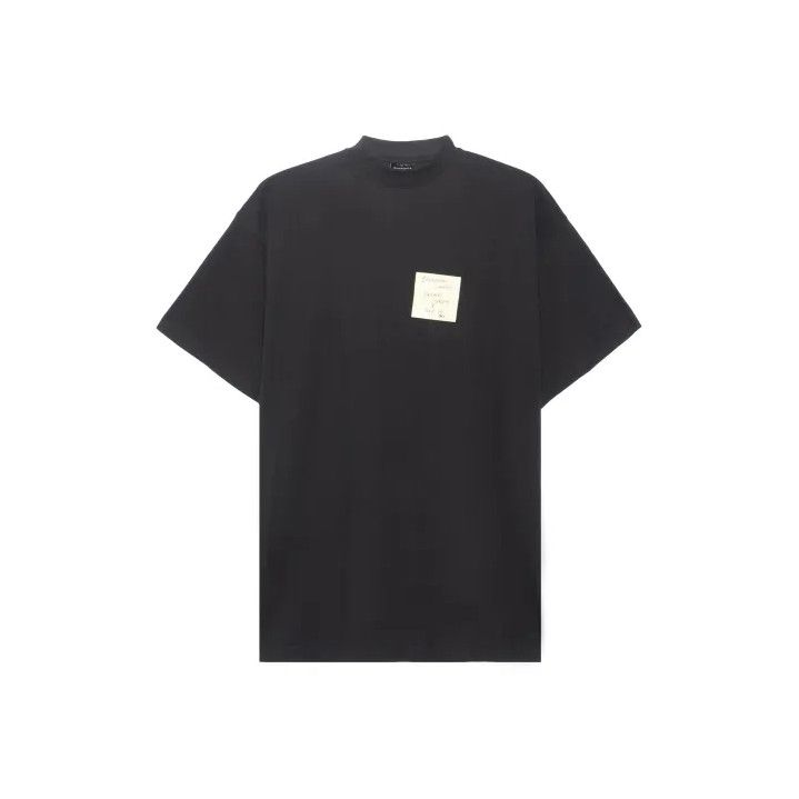 Balenciaga Balenciaga Casual Black Short Sleeve T-Shirt Size US M / EU 48-50 / 2 - 1 Thumbnail