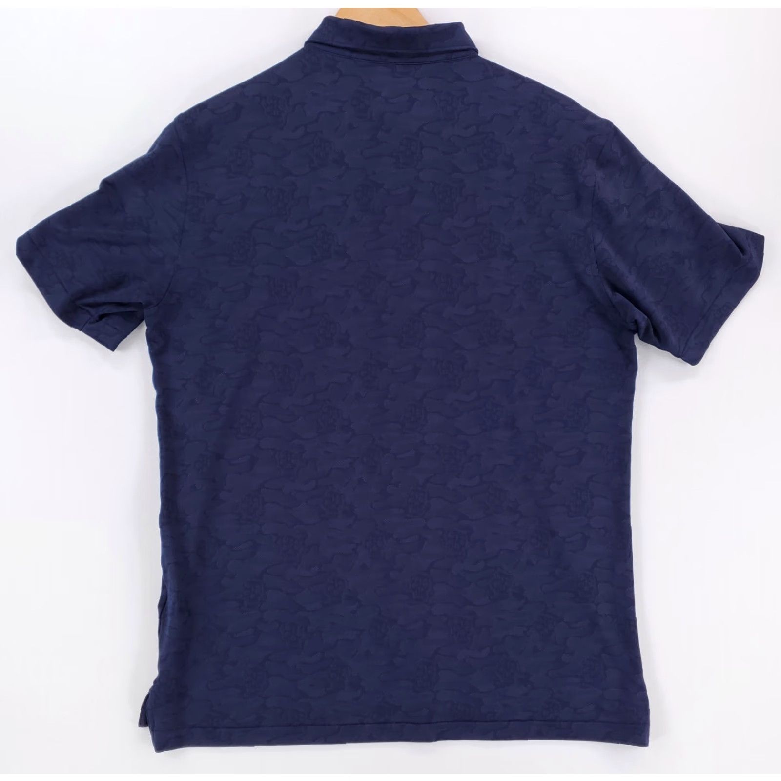 Peter Millar VINTAGE? No not vintage. Use core: Nike? It's Peter Millar. So: Peter Millar Skull Camo Polo Shirt Blue Short Sleeve Mens M Size US M / EU 48-50 / 2 - 4 Thumbnail