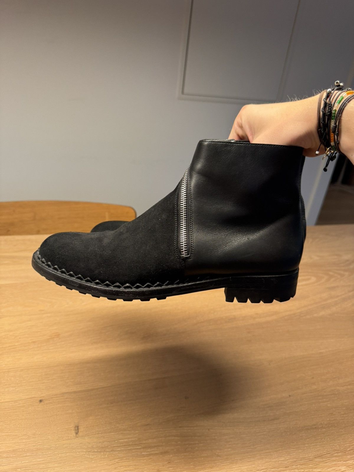 Balenciaga Balenciaga Asymmetric Zip Ankle Boot Size US 7.5 / EU 40-41 - 1 Thumbnail