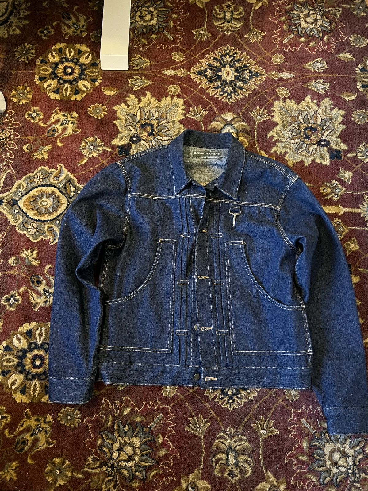 Reese Cooper Reese Cooper Raw Denim Jacket Size US L / EU 52-54 / 3 - 1 Thumbnail