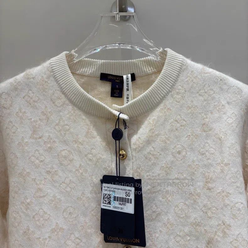Louis Vuitton Louis Vuitton SS 26 Early Spring Brushed Full Print Knit C Size S / US 4 / IT 40 - 3 Thumbnail