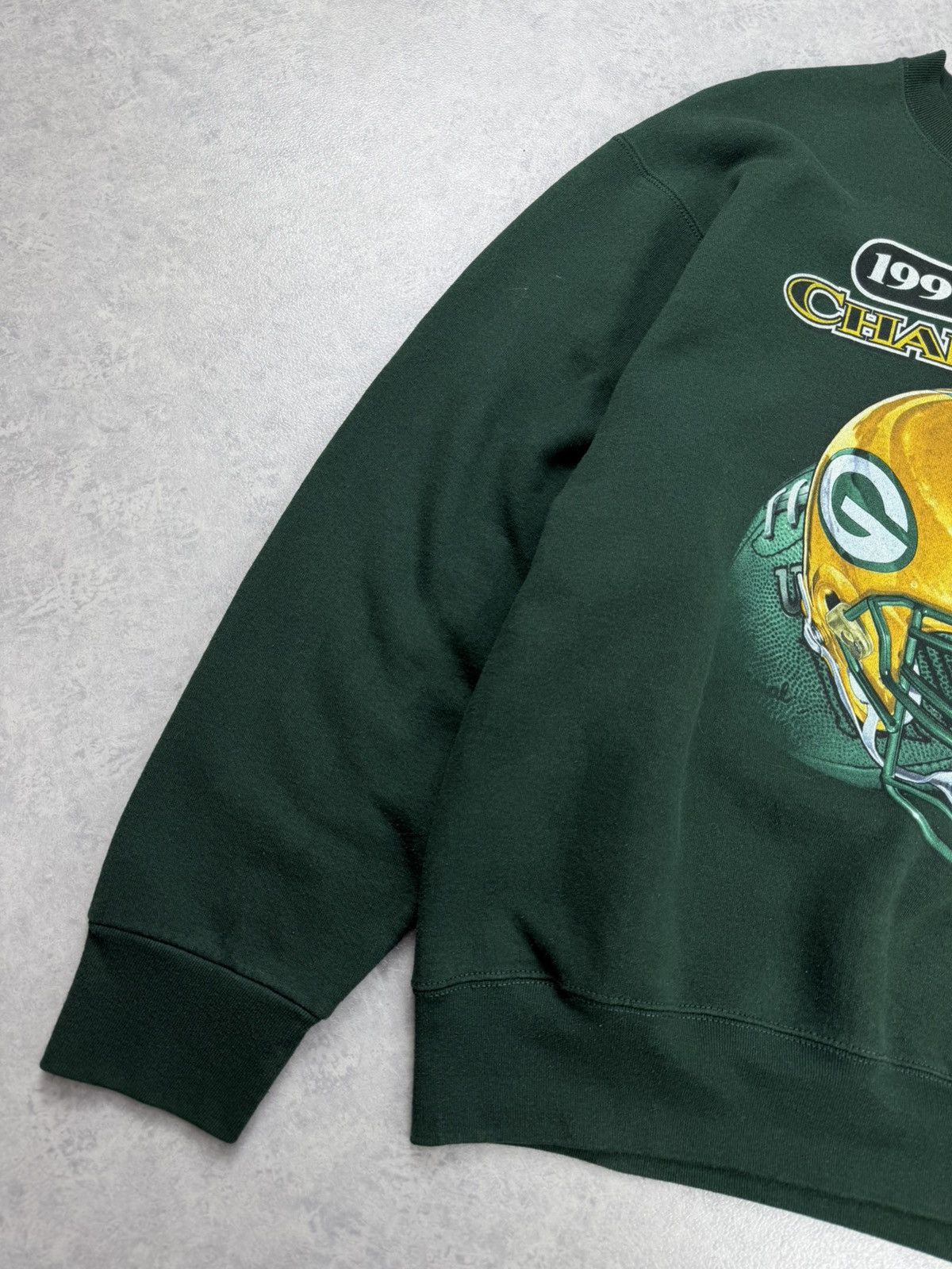 Pro Player 1997 Green Bay Packers NFC Champions Crewneck Sweatshirt Size US XL / EU 56 / 4 - 2 Thumbnail