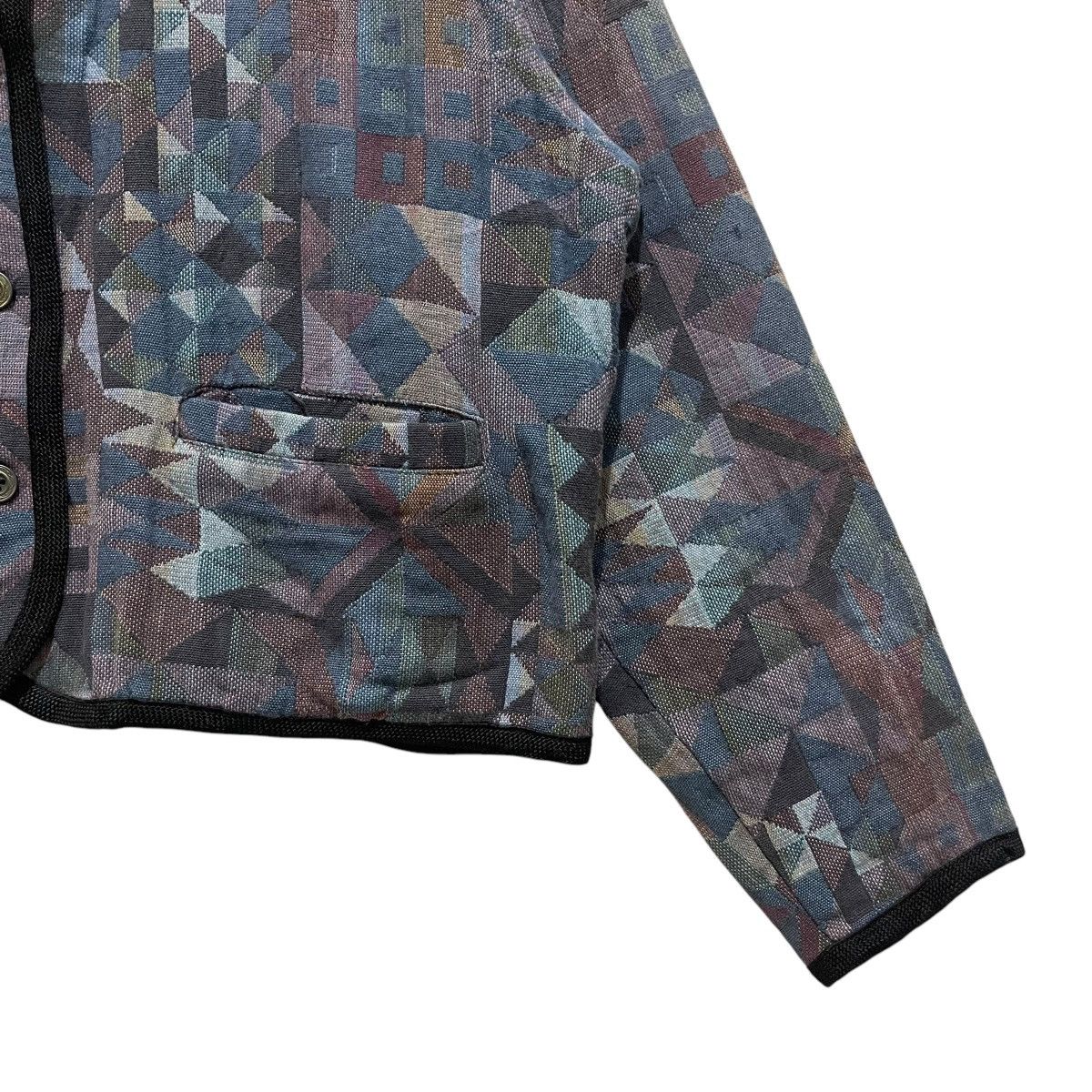 L.L. Bean × Vintage Vintage LL Bean Aztec Design Button Cropped Jacket Size M / US 6-8 / IT 42-44 - 5 Thumbnail