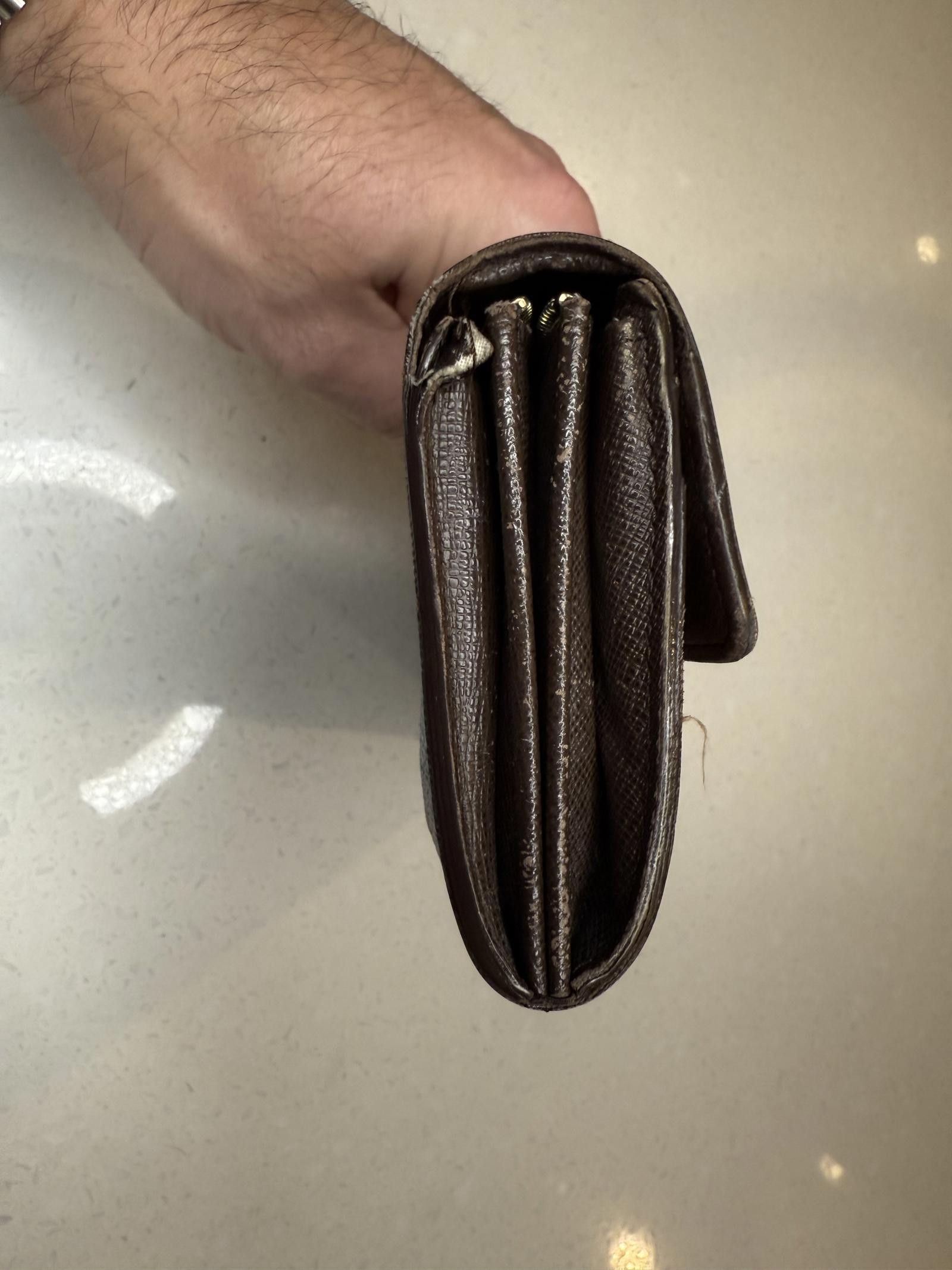 Louis Vuitton Louis Vuitton Damier Ebene Sarah Wallet – Timeless Elegance Size ONE SIZE - 7 Thumbnail