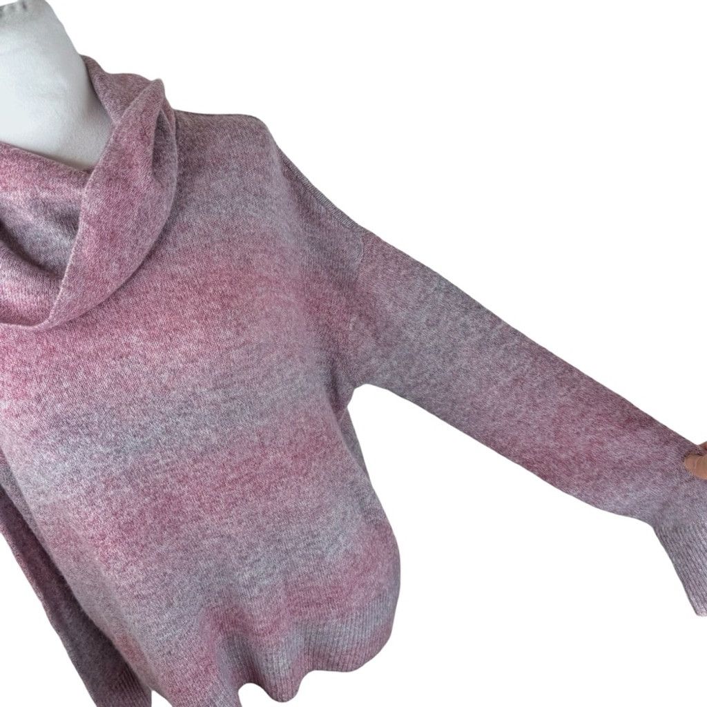 American Eagle Outfitters AMERICAN EAGLE OUTFITTER Women's Pink Cowl Neck Sweater S Size S / US 4 / IT 40 - 2 Thumbnail