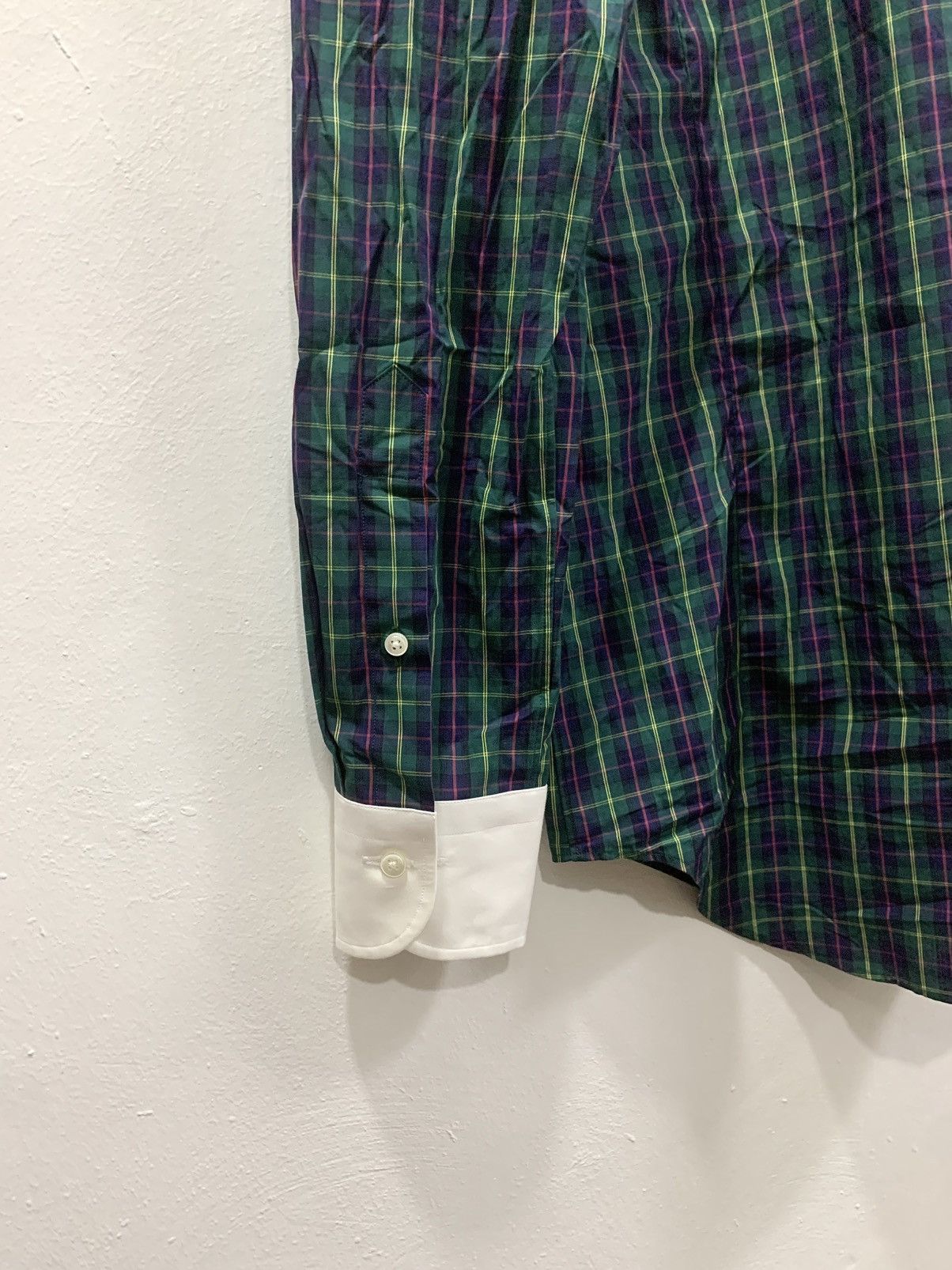Kamakura KAMAKURA 225 LIBERTY CHECK PATTERNED - WING COLLAR L/S SHIRT Size US M / EU 48-50 / 2 - 7 Thumbnail