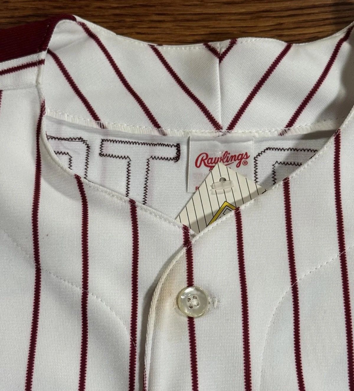 Vintage Vintage Rawlings Authentic Phillies Steve Carlton Jersey Size US L / EU 52-54 / 3 - 3 Thumbnail