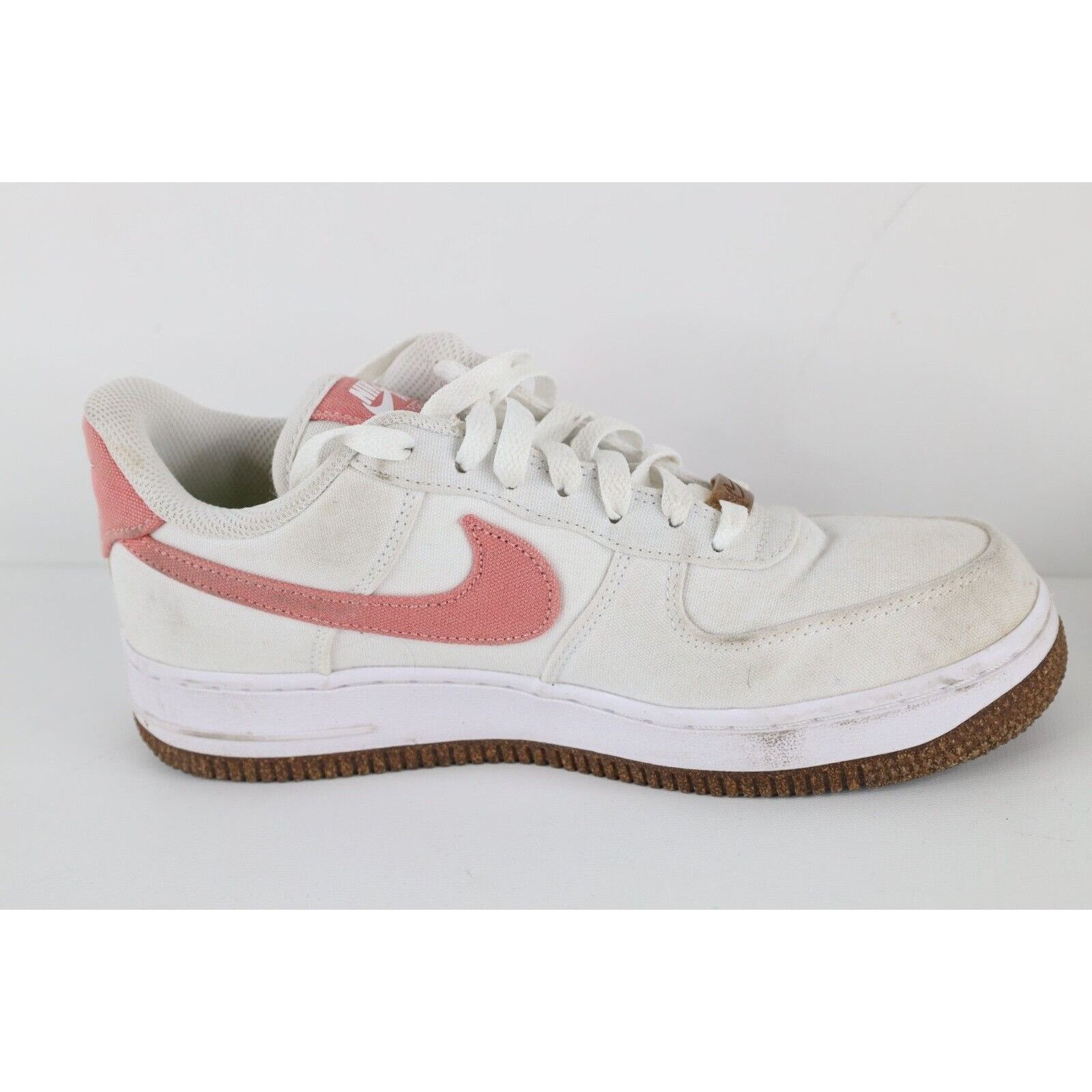Nike Nike Air Force 1 Distressed Spell Out Catechu Canvas Shoes Size US 7 / IT 37 - 9 Thumbnail