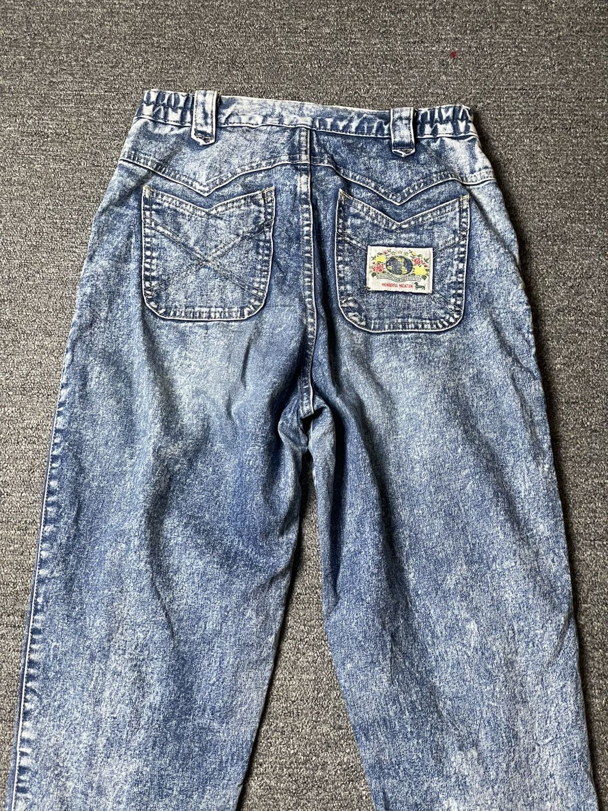 Japanese Brand × Vintage WONDERFUL VACATION Straight Cut Jeans (93) Size US 27 - 9 Thumbnail