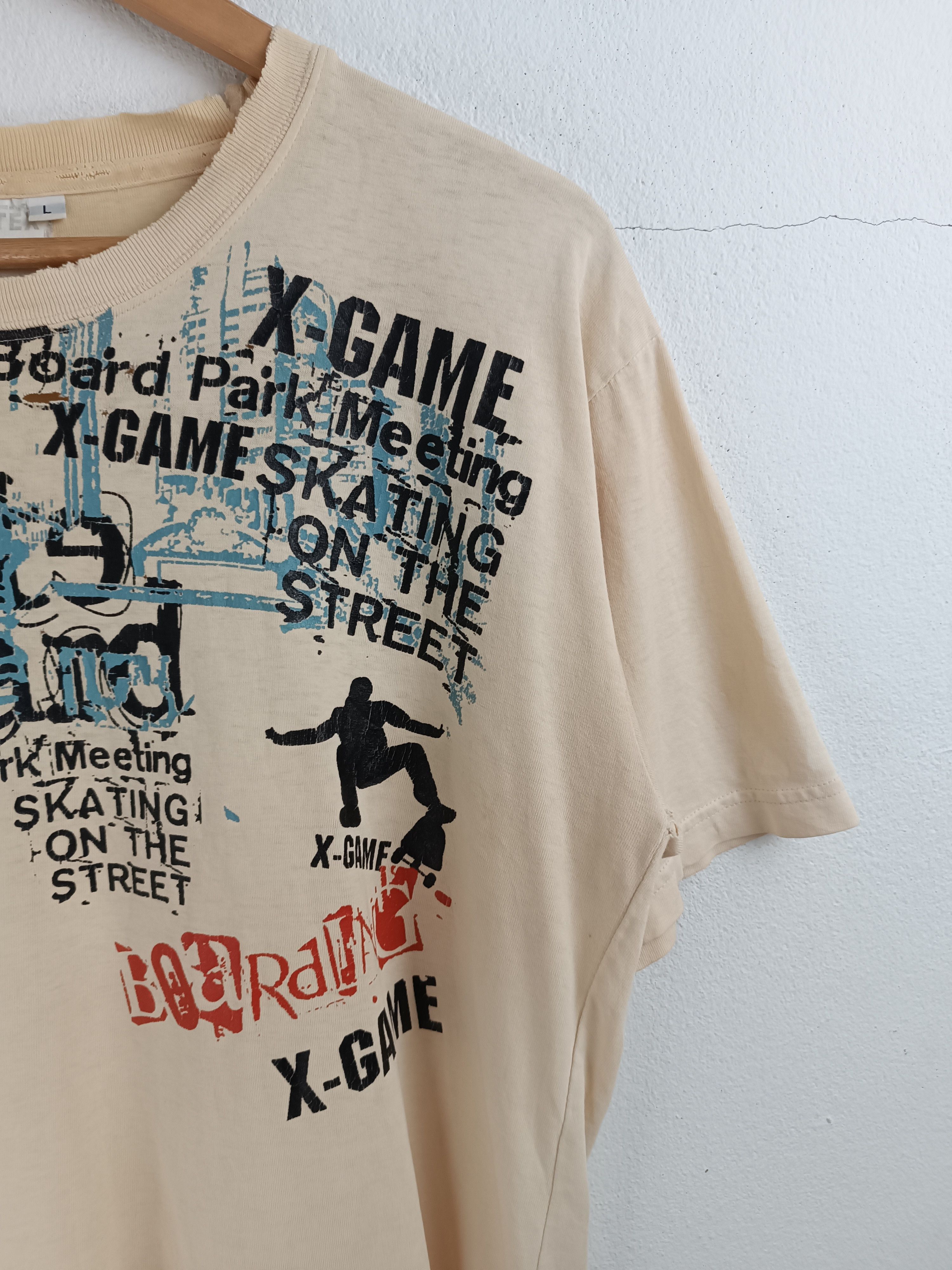 Vintage THRASH FADED VINTAGE 2000s X-GAME SKATEBOARDING Y2K HAWK LGB Size US M / EU 48-50 / 2 - 6 Thumbnail
