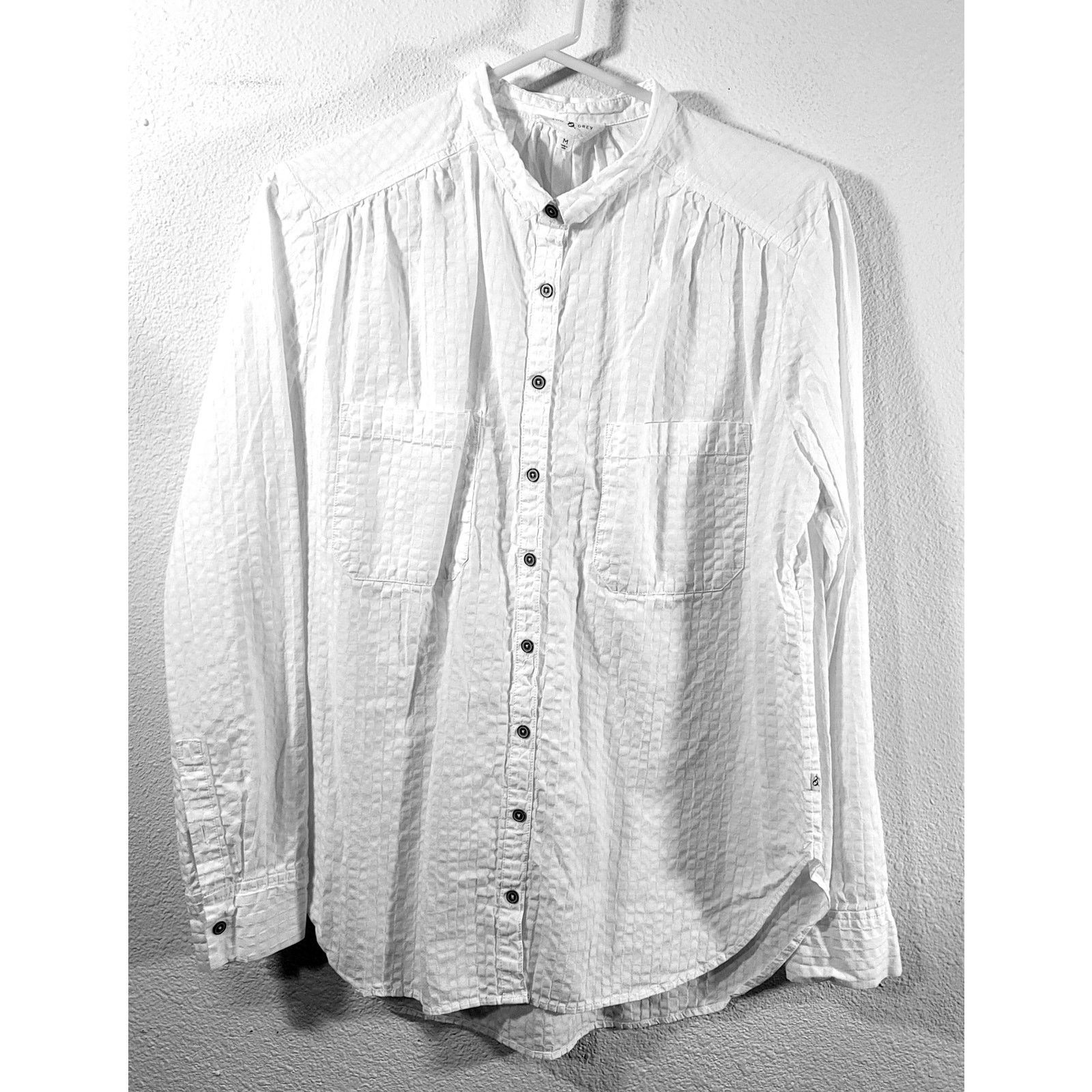 Other Lou & Grey White Checkered Button Up Pointed Collar Top M Size M / US 6-8 / IT 42-44 - 1 Thumbnail