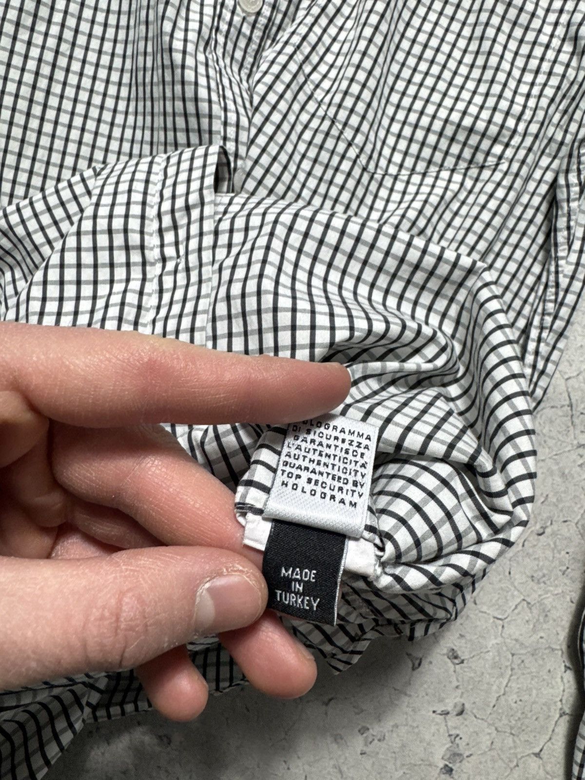 Dolce & Gabbana Dolce & Gabbana DG Luxury Button Up Checked Shirt Size US S / EU 44-46 / 1 - 9 Thumbnail
