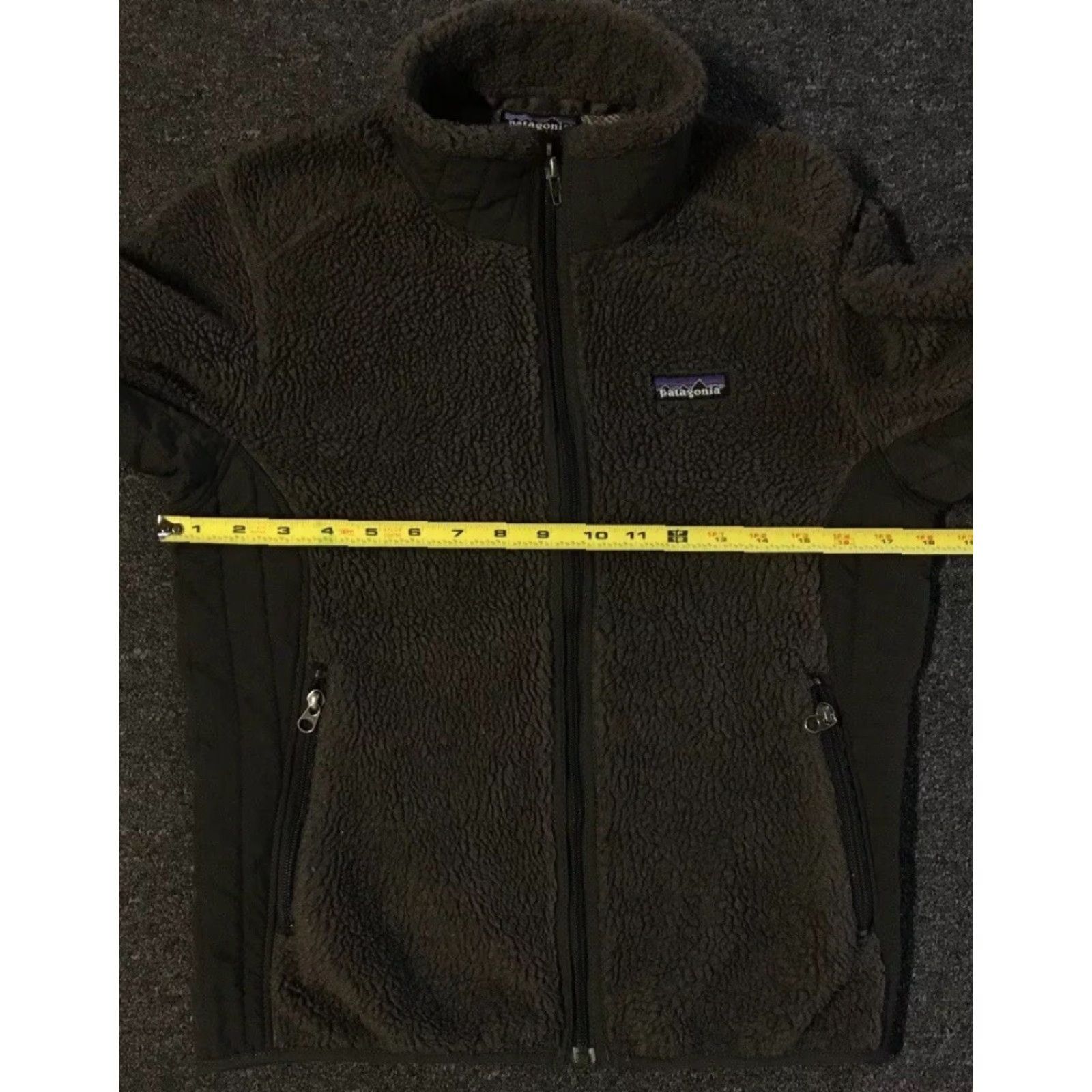 Patagonia Vtg Patagonia Synchilla Deep Pile Fleece Jacket S Snow Climbing Hiking Ski 90s Women Brown Full Zip Pockets Vintage Active Jacket Size S / US 4 / IT 40 - 6 Thumbnail