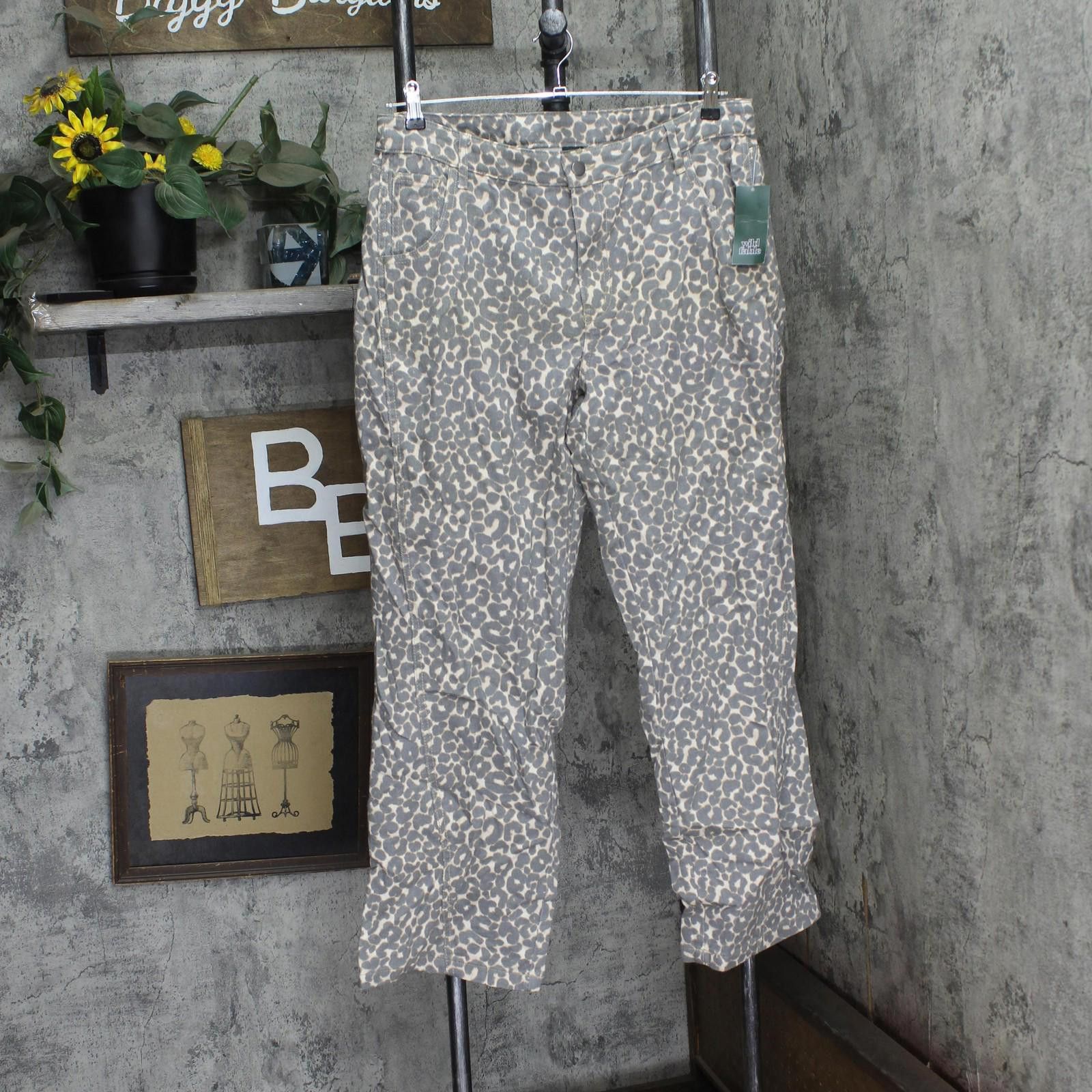 Other Nwt Wild Fable 90s Straight Pants 91905655 Brown Leopard L Size 36" / US 14 / IT 50 - 1 Thumbnail