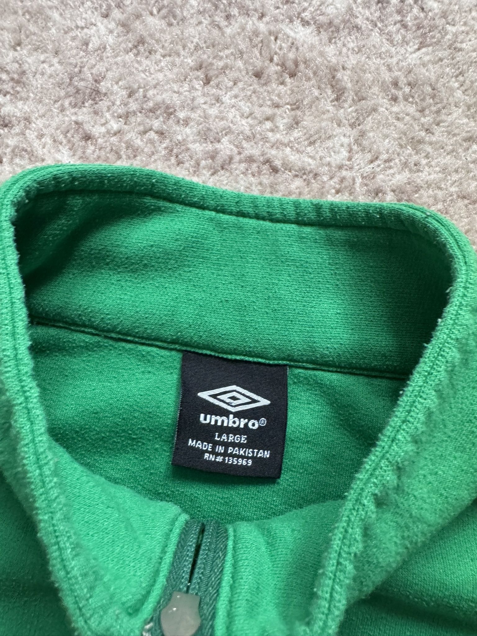 Umbro Umbro vintage brazil spellout favela zip L Size L / US 10 / IT 46 - 5 Thumbnail