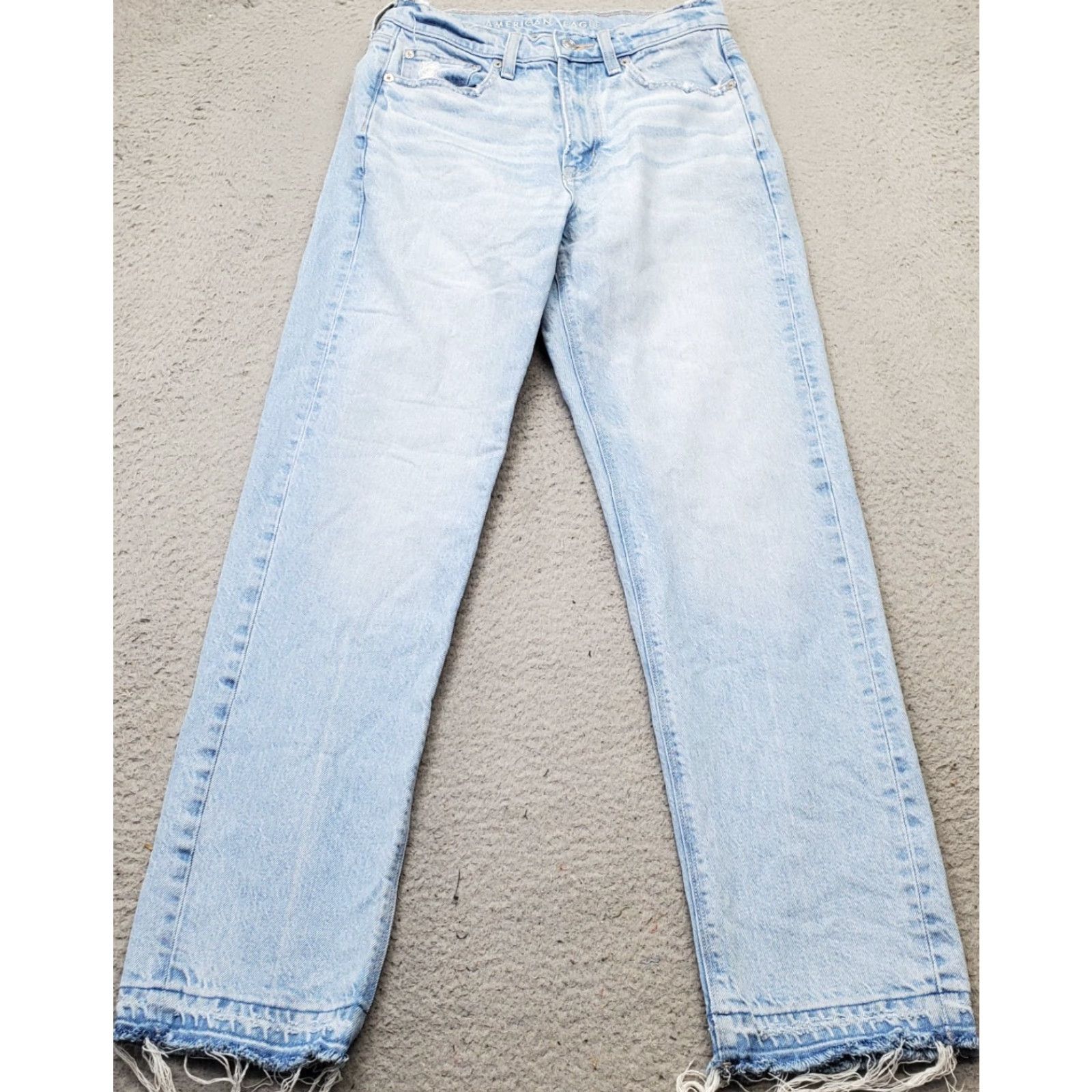 American Eagle Outfitters American Eagle Outfitters Jeans Womens 2 Blue Denim Straight 5-Pocket High Rise Inseam 29.75" XS? Size 26" / US 2 / IT 38 - 2 Thumbnail