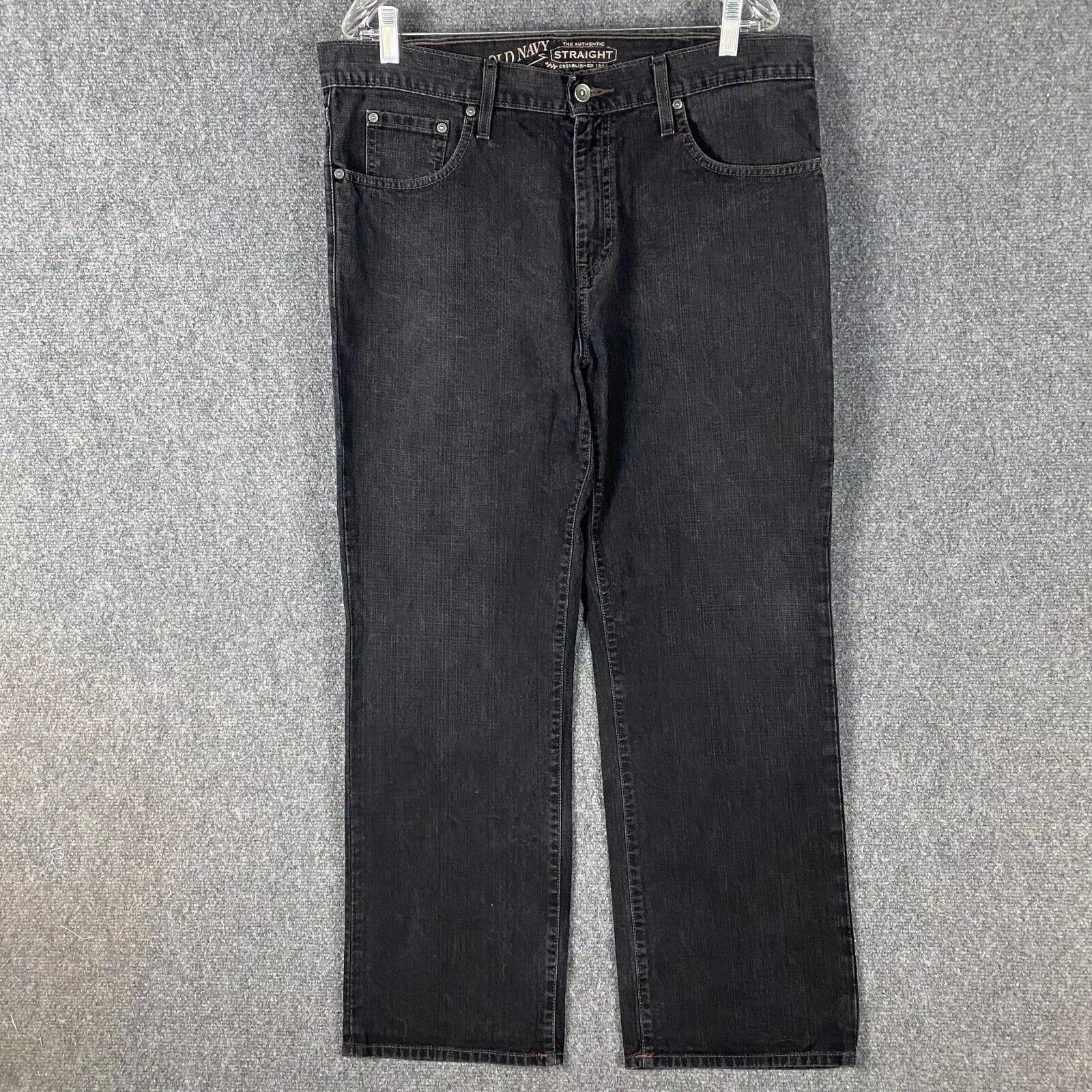 Old Navy Old Navy Jeans Men's 36x30 Straight Leg Denim Charcoal Size US 36 / EU 52 - 1 Thumbnail