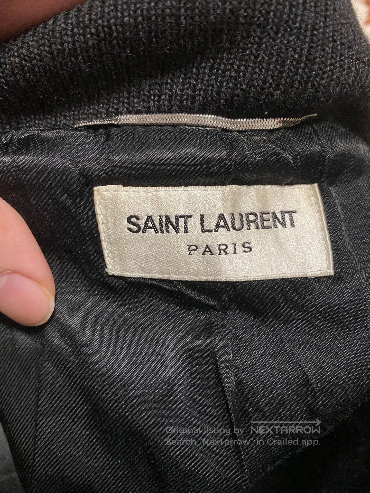 Saint Laurent Paris saint laurent black and white baseball jacket. Size US L / EU 52-54 / 3 - 3 Thumbnail