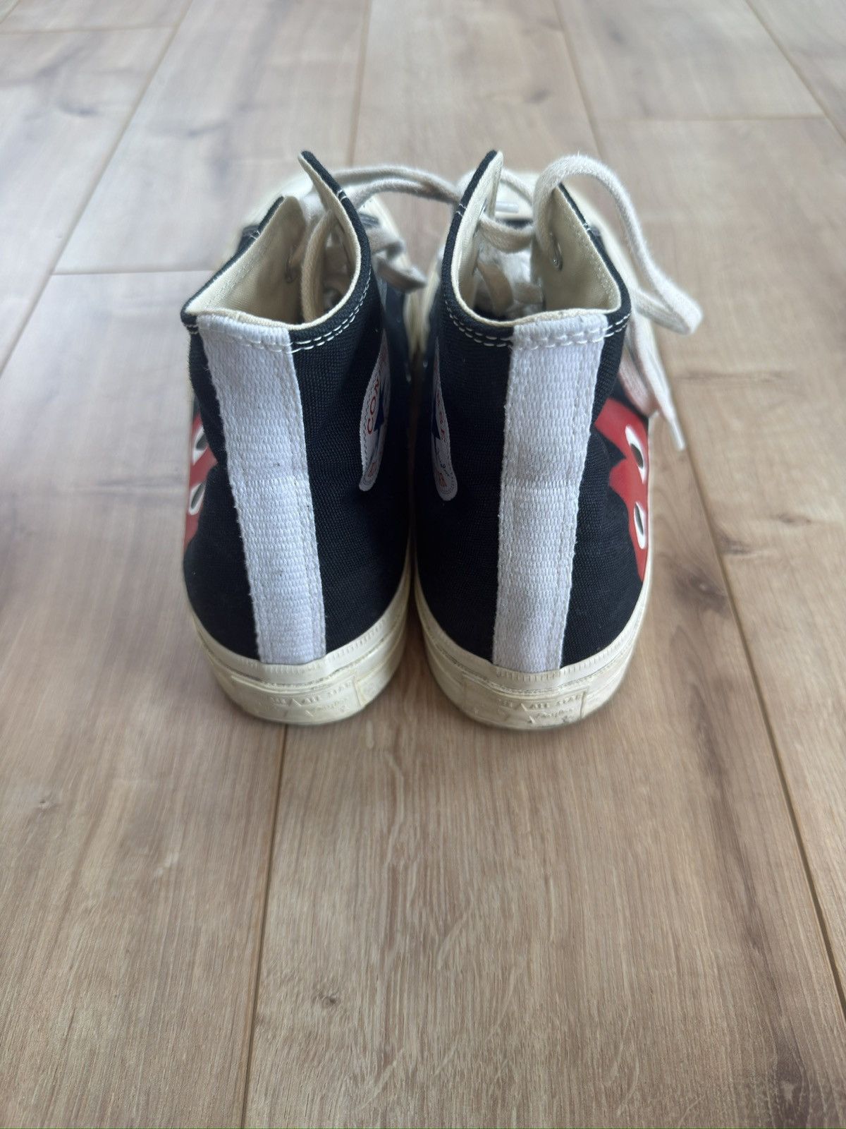 Comme des Garcons PLAY × Converse Converse x Comme Des Garçons Play High Top Sneakers Size US 8 / EU 41 - 3 Thumbnail