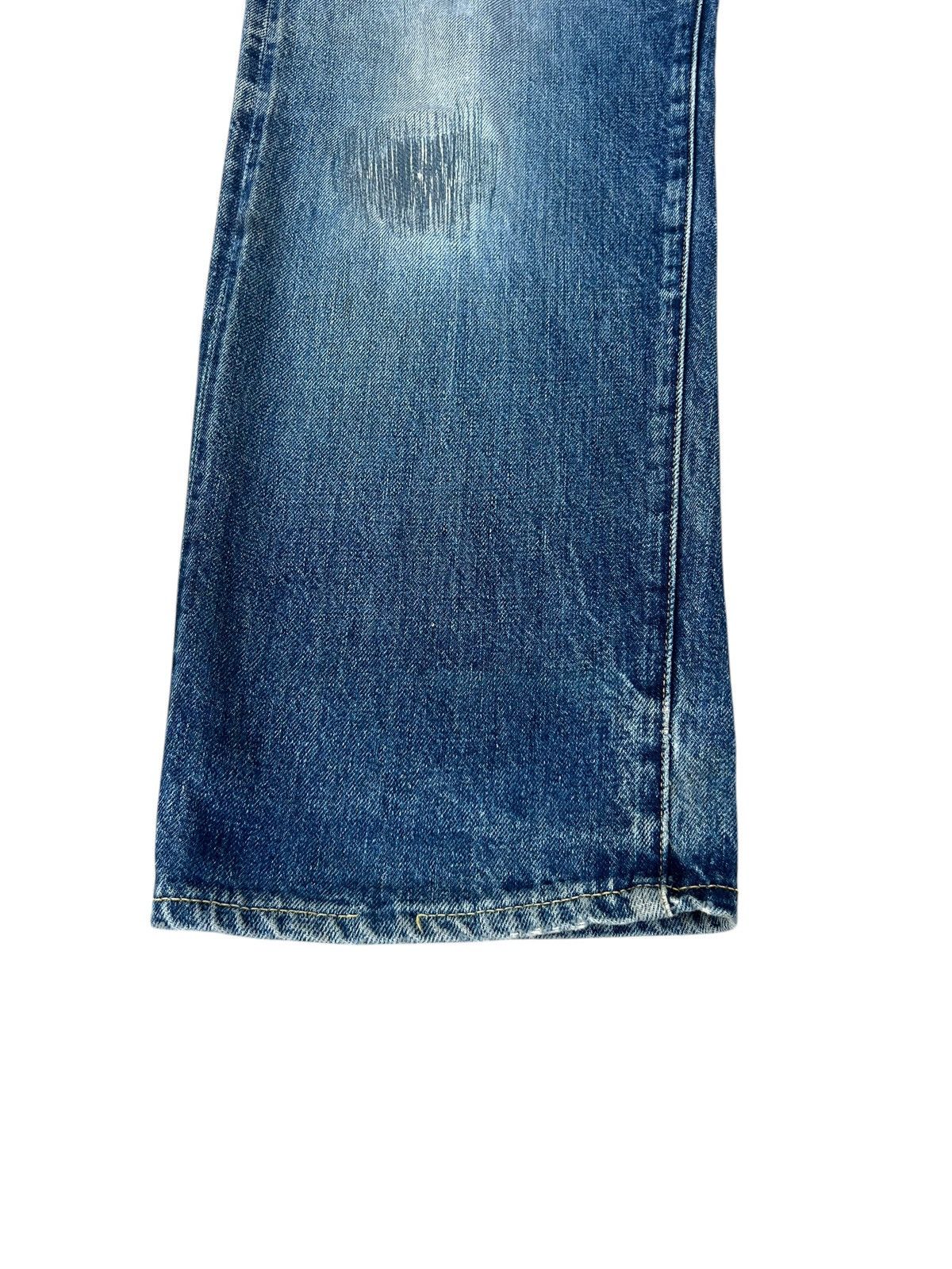 Full Count & Co. Vintage OVER RAIL & Co Japan Dirty Mud Denim Selvedge Jeans Size US 31 - 8 Thumbnail