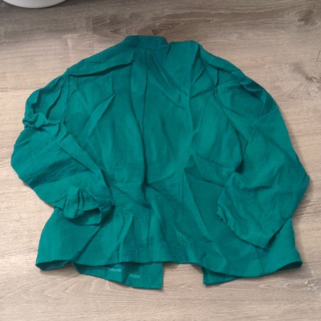 Chicos Chico's largo teal open motor jacket soft texture size 3 Size XL / US 12-14 / IT 48-50 - 6 Thumbnail