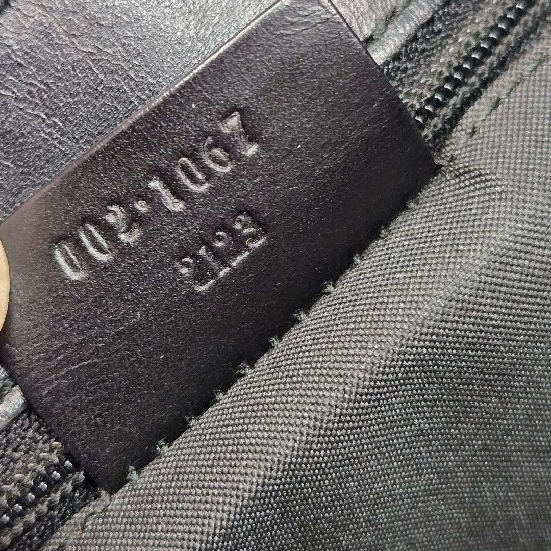 Gucci Gucci - Jackie Black Leather Monogram Shoulder Bag GG Size ONE SIZE - 11 Thumbnail