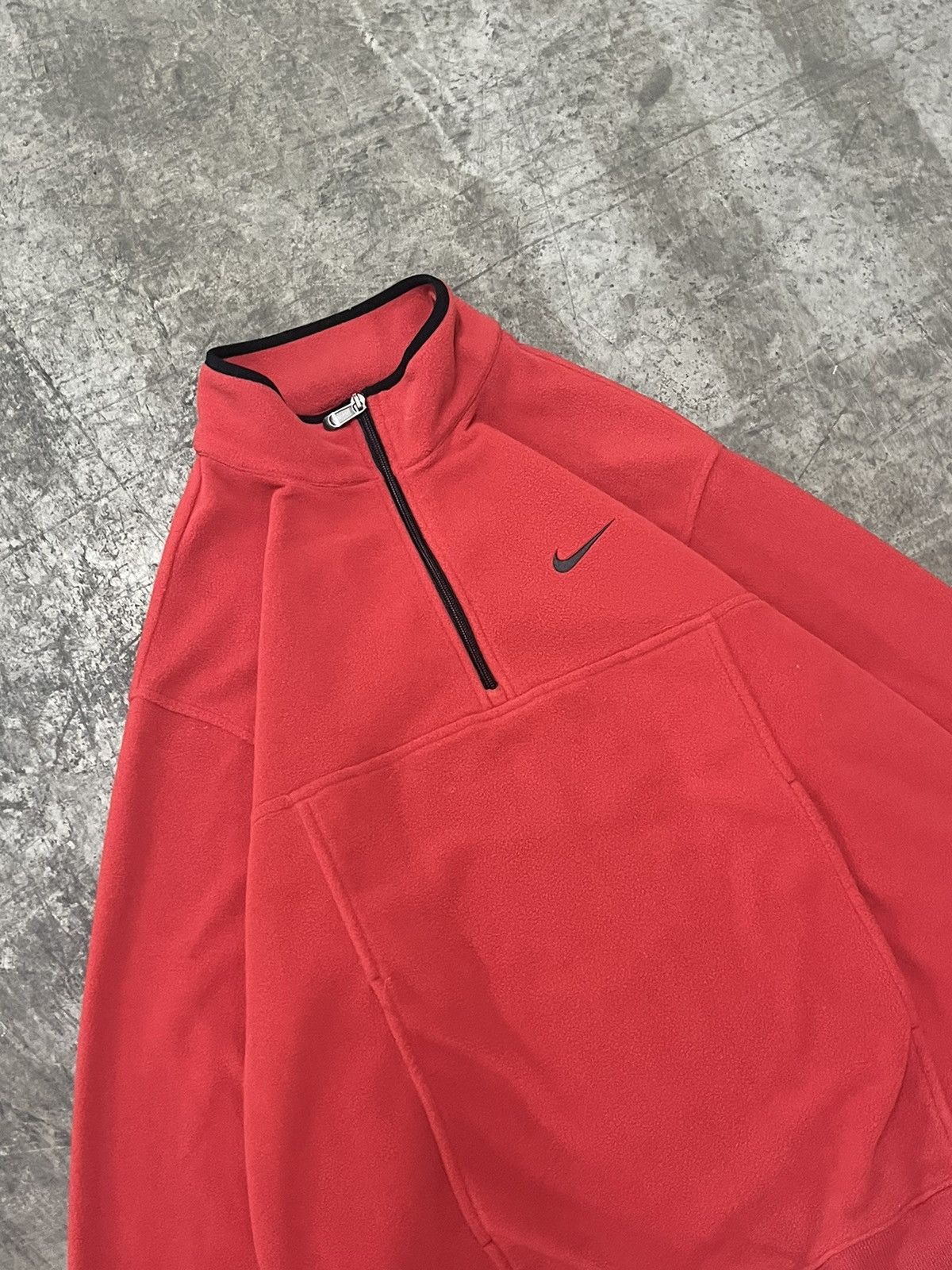 Nike × Vintage Nike vintage zip up fleece jacket y2k rare hype streetwear Size US L / EU 52-54 / 3 - 4 Thumbnail